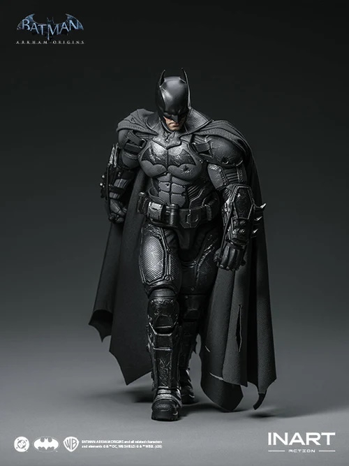 Batman (Battle Damaged) von Inart - Arkham Origins 1/12 Maßstab Actionfigur