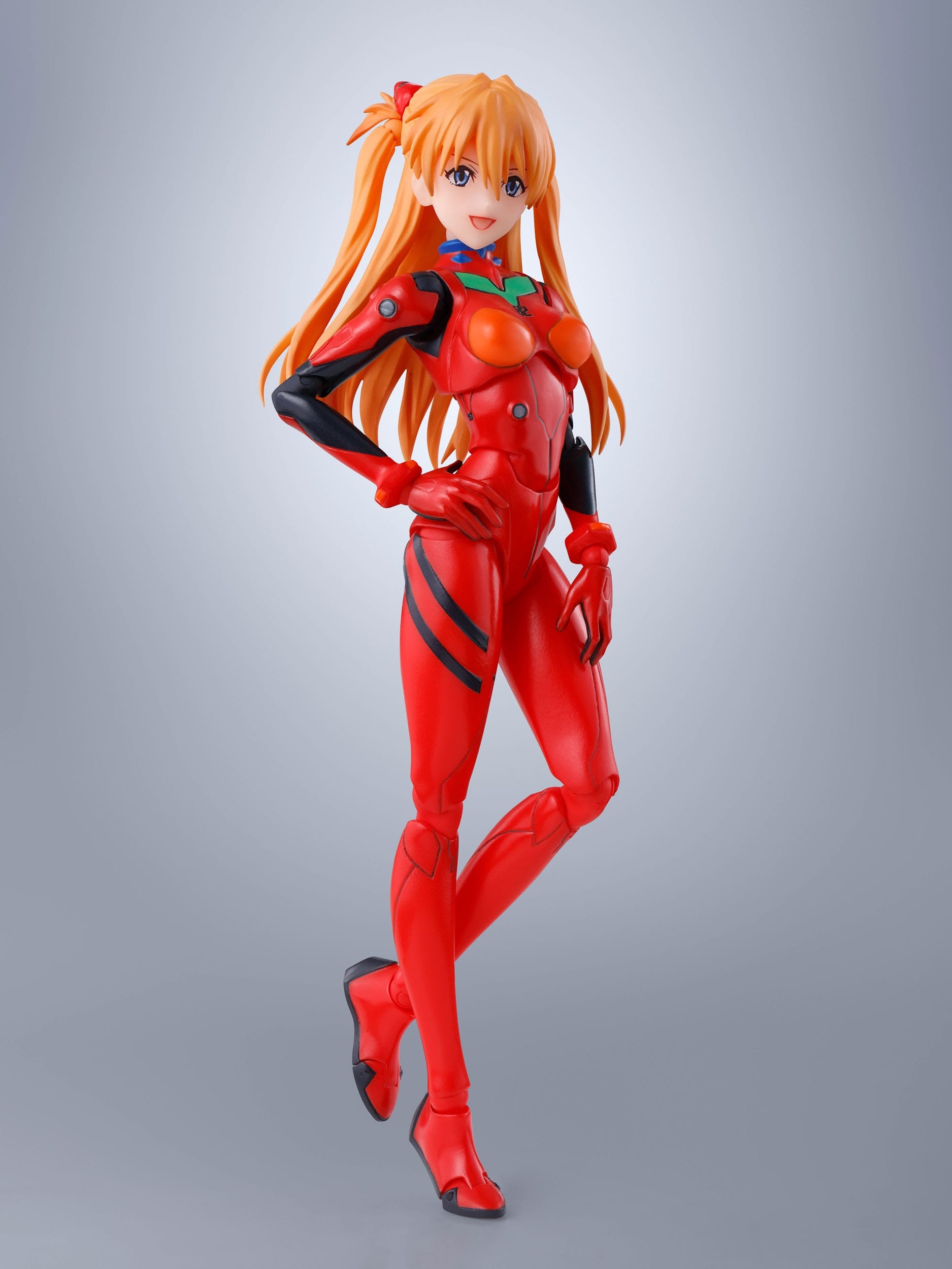 Asuka Shikanami Langley SH Figuarts van Bandai Tamashii Nations Rerun version - Neon Genesis Evangelion 14 cm actiefiguur