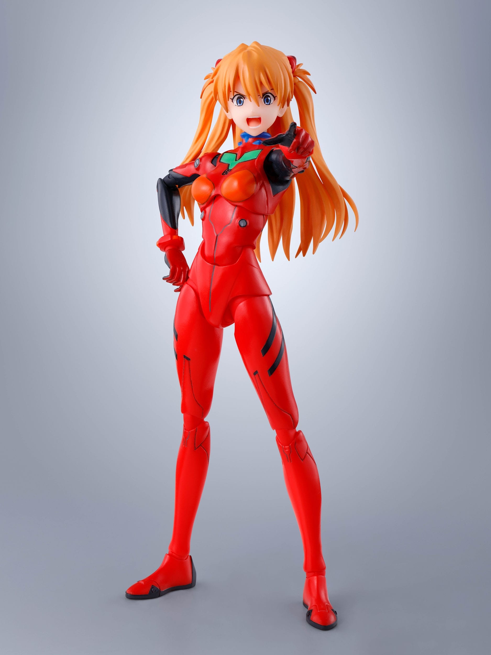 Asuka Shikanami Langley SH Figuarts von Bandai Tamashii Nations Rerun version - Neon Genesis Evangelion 14 cm Actionfigur