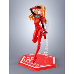 Asuka Shikanami Langley SH Figuarts van Bandai Tamashii Nations Rerun version - Neon Genesis Evangelion 14 cm actiefiguur