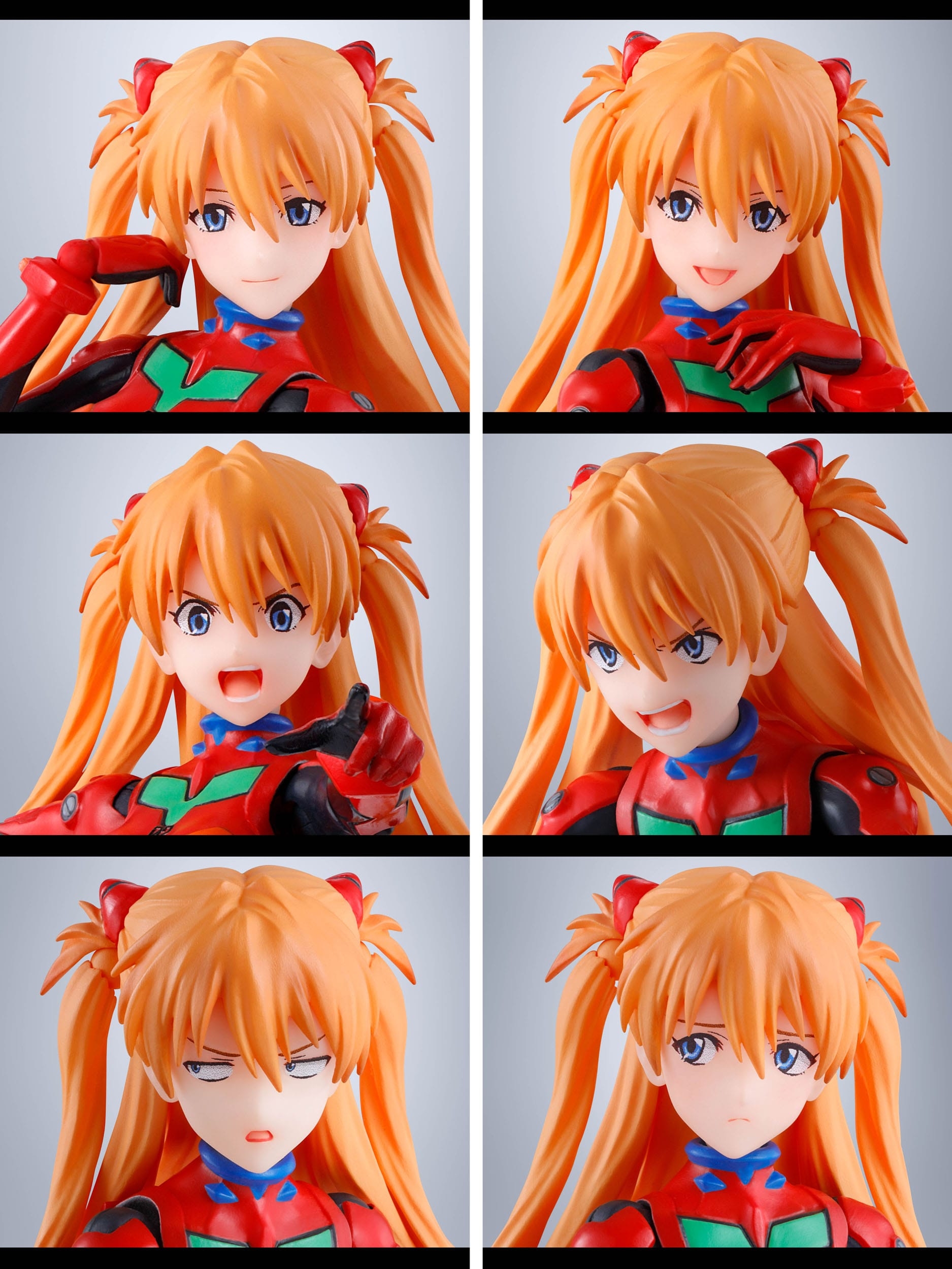 Asuka Shikanami Langley SH Figuarts von Bandai Tamashii Nations Rerun version - Neon Genesis Evangelion 14 cm Actionfigur