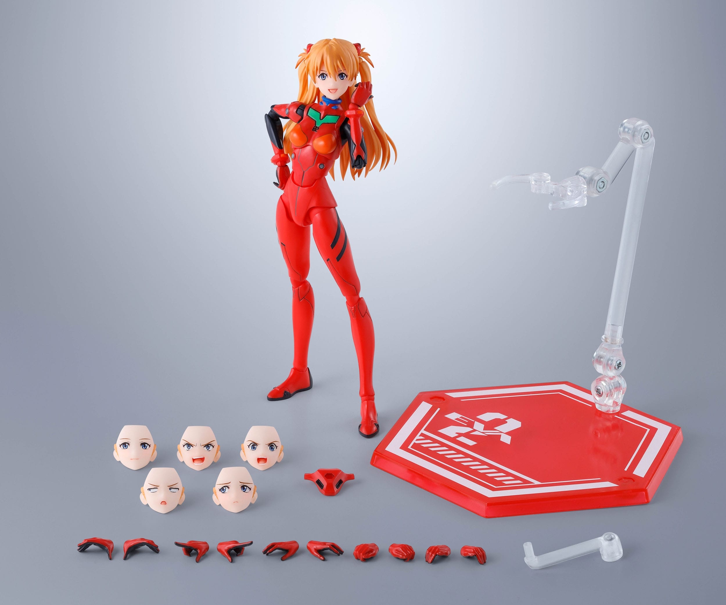 Asuka Shikanami Langley SH Figuarts Rerun par Bandai Tamashii Nations - figurine Neon Genesis Evangelion de 14 cm