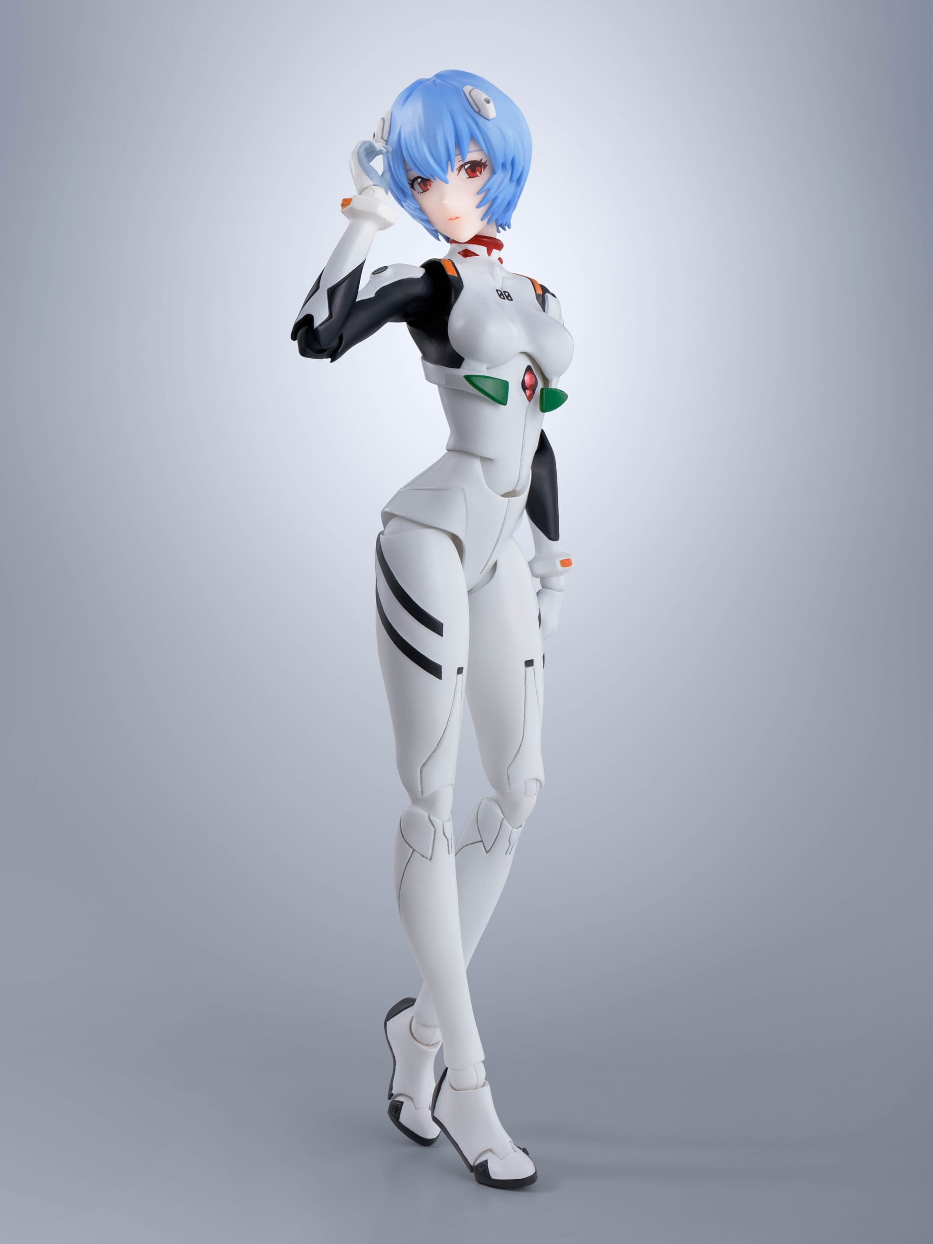 Rei Ayanami SH Figuarts Rerun by Bandai Tamashii Nations - Neon Genesis Evangelion 14 cm action figure