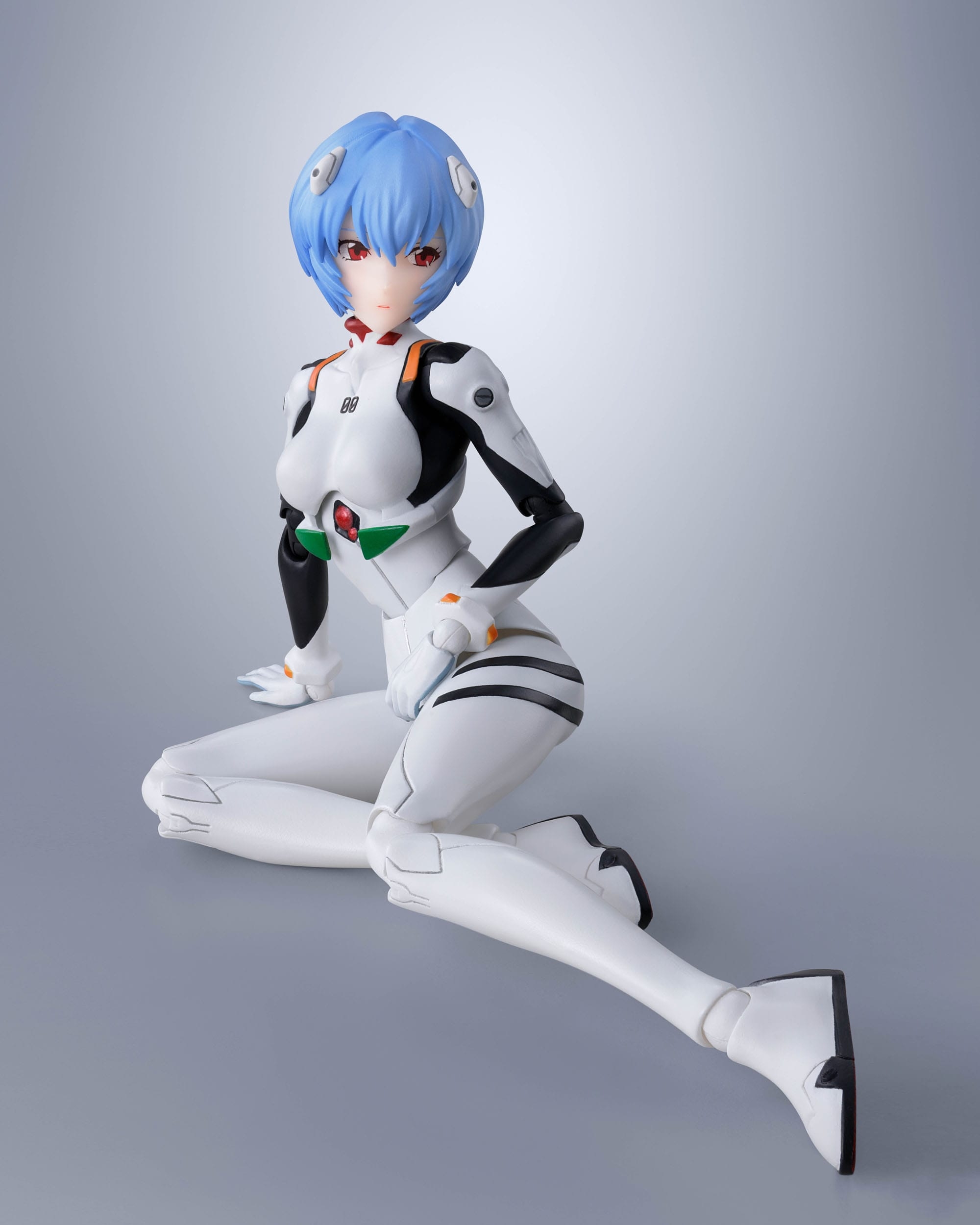 Rei Ayanami SH Figuarts von Bandai Tamashii Nations Rerun version - Neon Genesis Evangelion 14 cm Actionfigur