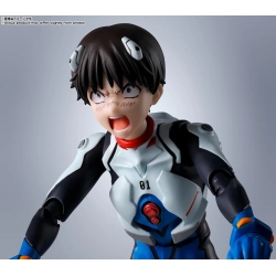 Shinji Ikari SH Figuarts von Bandai Tamashii Nations - Neon Genesis Evangelion 15 cm Actionfigur