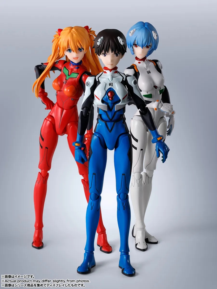 Shinji Ikari SH Figuarts von Bandai Tamashii Nations - Neon Genesis Evangelion 15 cm Actionfigur