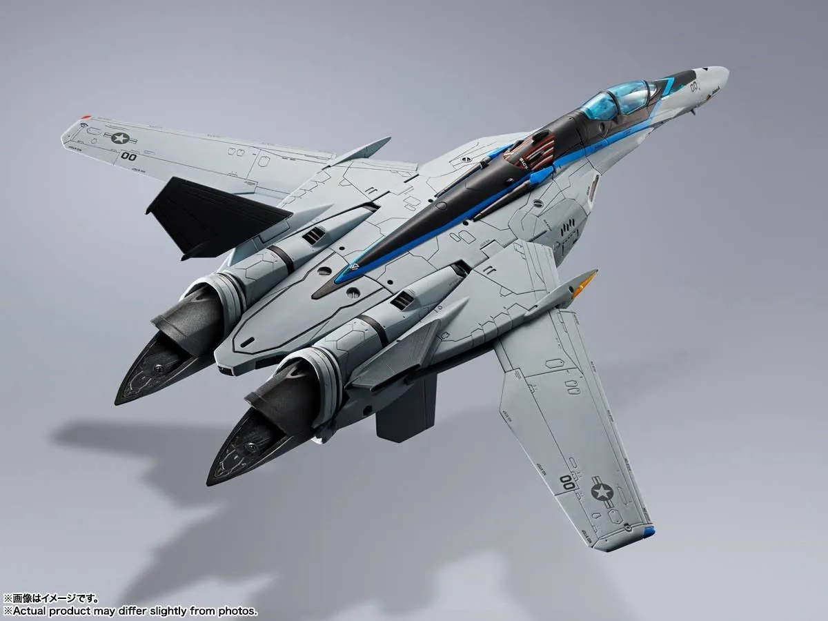 VF-25 Messiah Valkyrie DX Chogokin von Bandai Tamashii Nations Top Gun Maverick version - Macross 25 cm Actionfigur