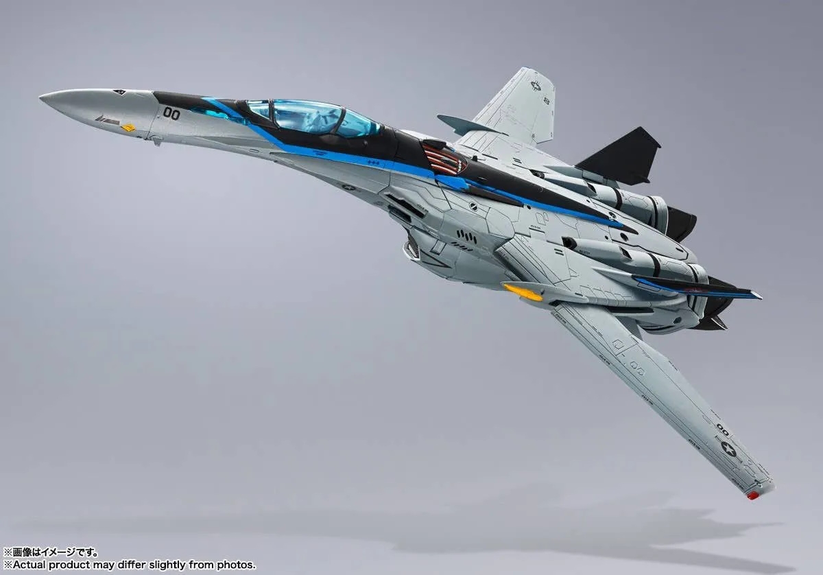 VF-25 Messiah Valkyrie DX Chogokin von Bandai Tamashii Nations Top Gun Maverick version - Macross 25 cm Actionfigur