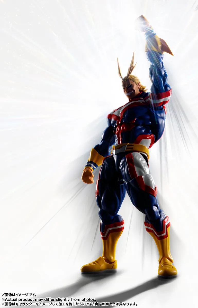 All Might SH Figuarts par Bandai Tamashii Nations - figurine My Hero Academia de 19 cm