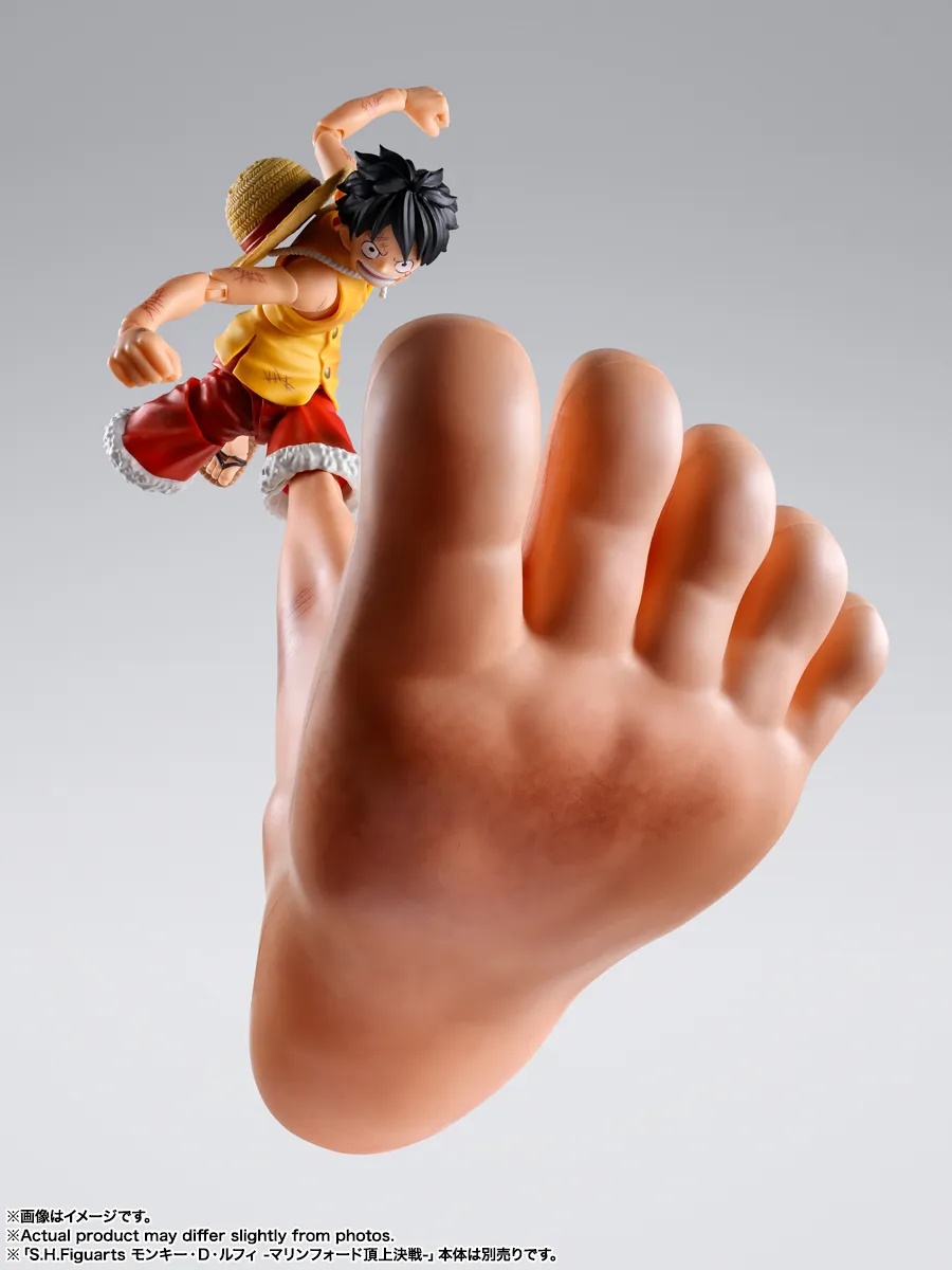 Monkey D Luffy Gear 3 set di parti opzioni (Marineford) SH Figuarts di Bandai Tamashii Nations - Accessorio One Piece