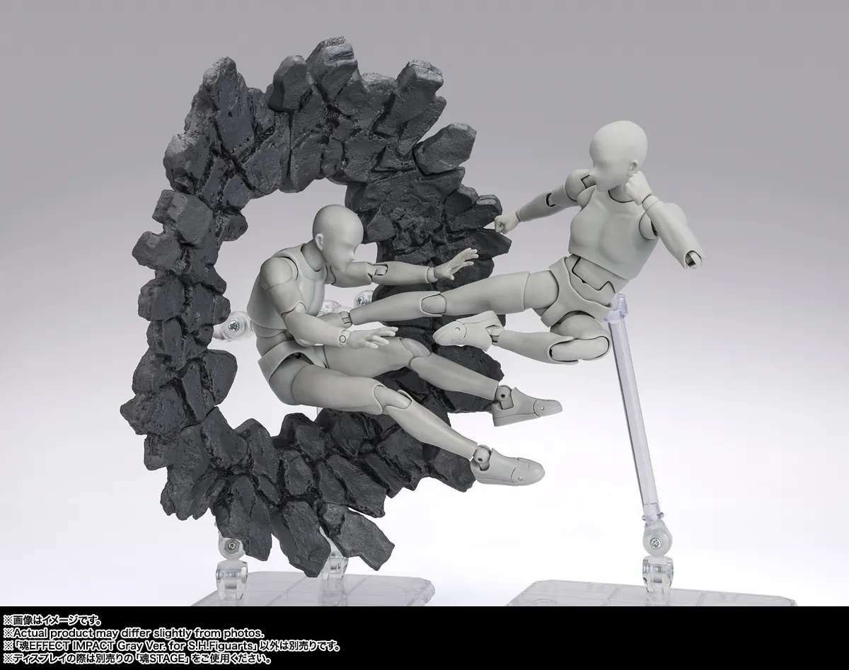 Tamashii Effect Impact Gray SH Figuarts di Bandai Tamashii Nations - Accessorio SH Figuarts