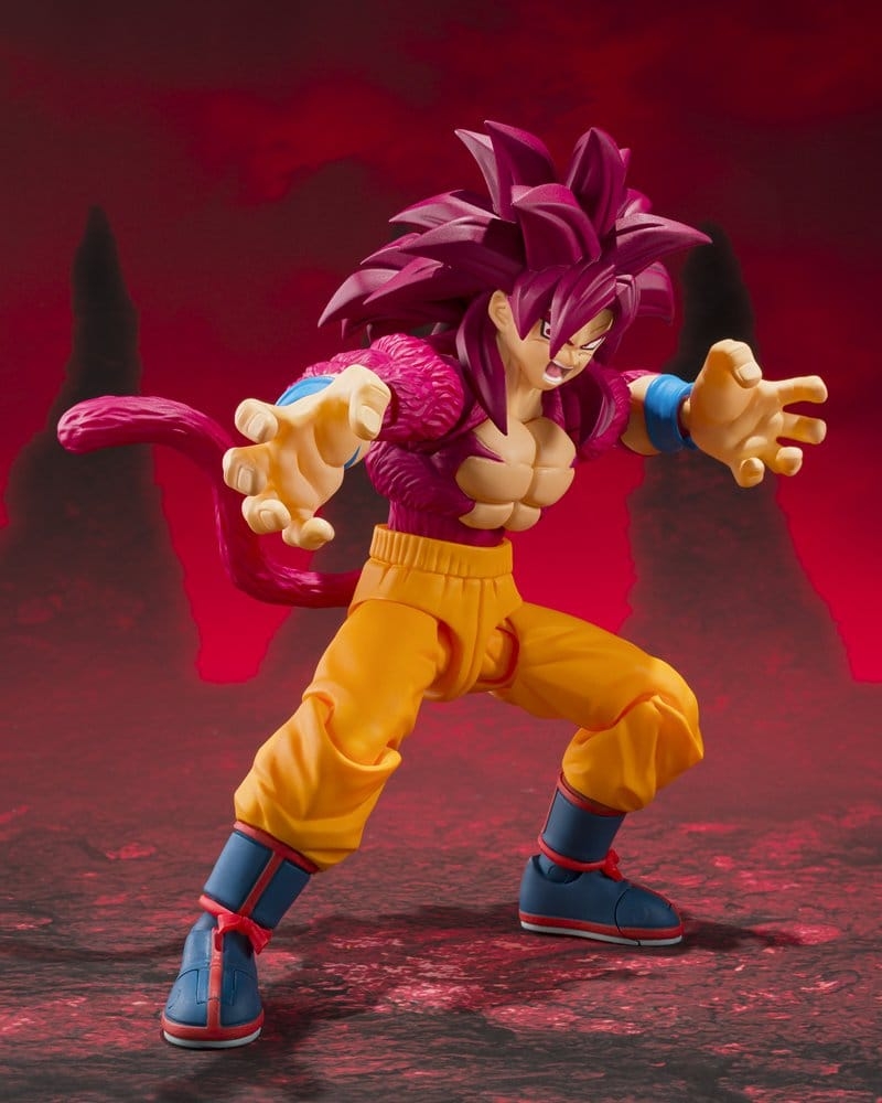 Son Goku Super Saiyan 4 SH Figuarts by Bandai Tamashii Nations - Dragon Ball Daima 15 cm action figure