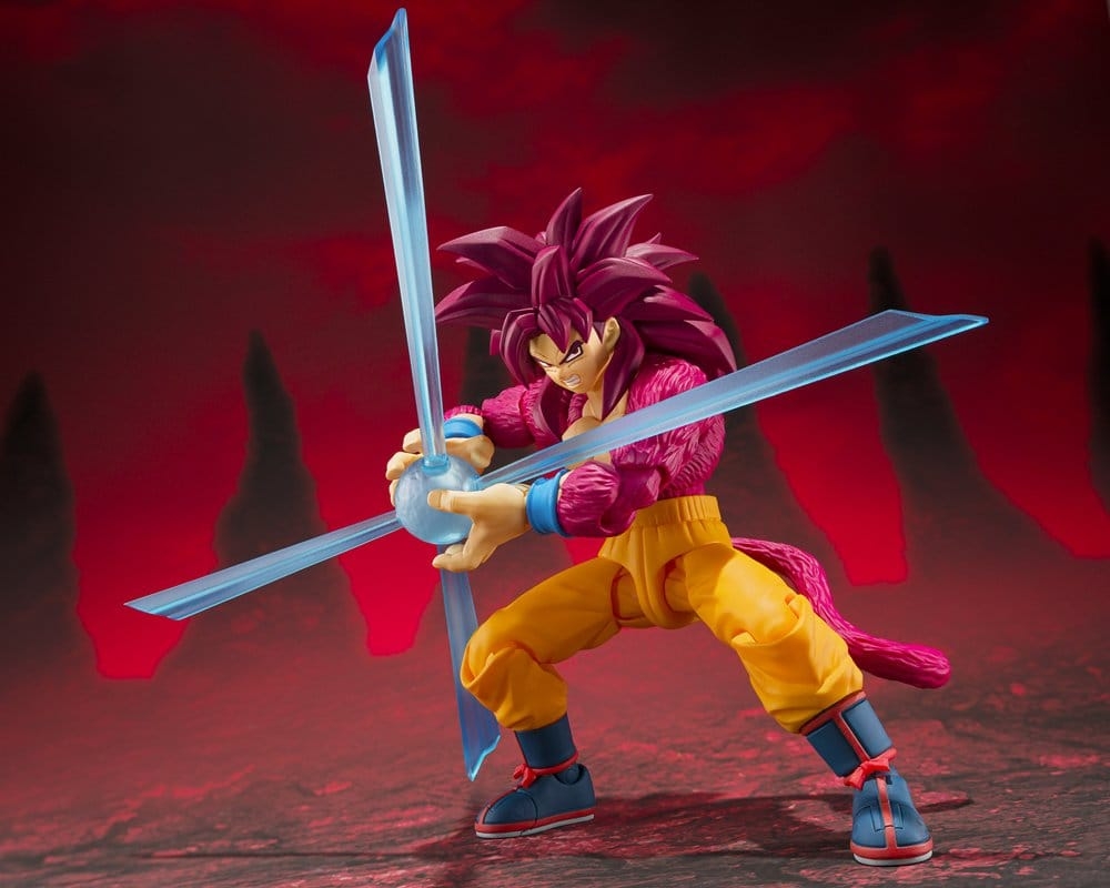 Son Goku Super Saiyan 4 SH Figuarts von Bandai Tamashii Nations - Dragon Ball Daima 15 cm Actionfigur