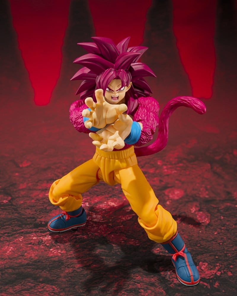 Son Goku Super Saiyan 4 SH Figuarts von Bandai Tamashii Nations - Dragon Ball Daima 15 cm Actionfigur