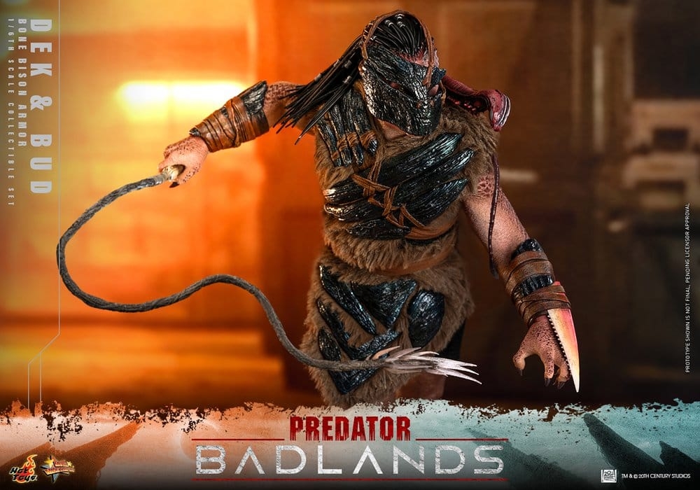 Dek and Bud (Bone Bison Armor) von Hot Toys - Predator: Badlands 1/6 Maßstab Actionfiguren