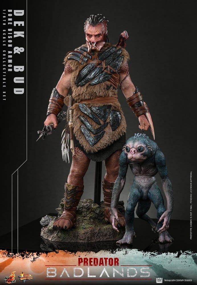 Dek and Bud (Bone Bison Armor) par Hot Toys - figurines 1/6 Predator: Badlands de 31 cm