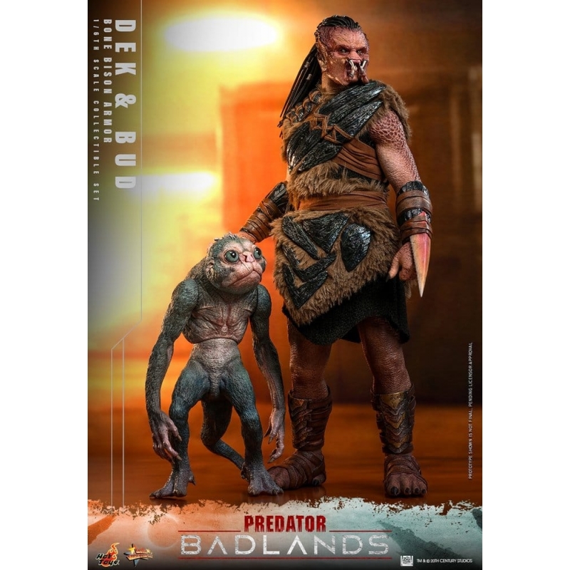 Dek Dek and Bud (Bone Bison Armor) Actionfiguren von Hot Toys - Predator ...
