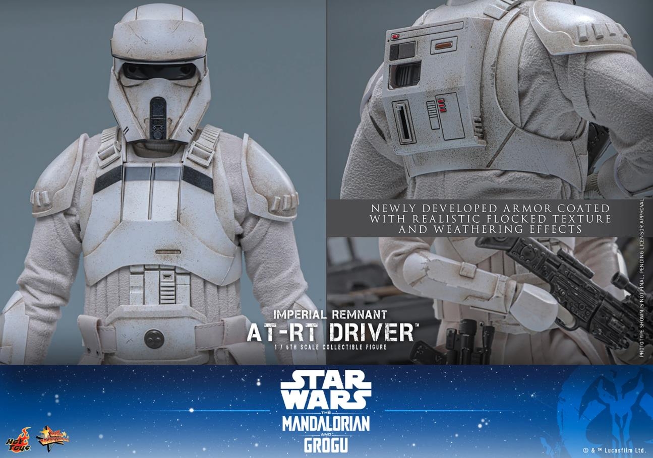 Imperial Remnant AT-RT driver par Hot Toys - MMS853 - figurine 1/6 Star Wars: The Mandalorian And Grogu de 30 cm