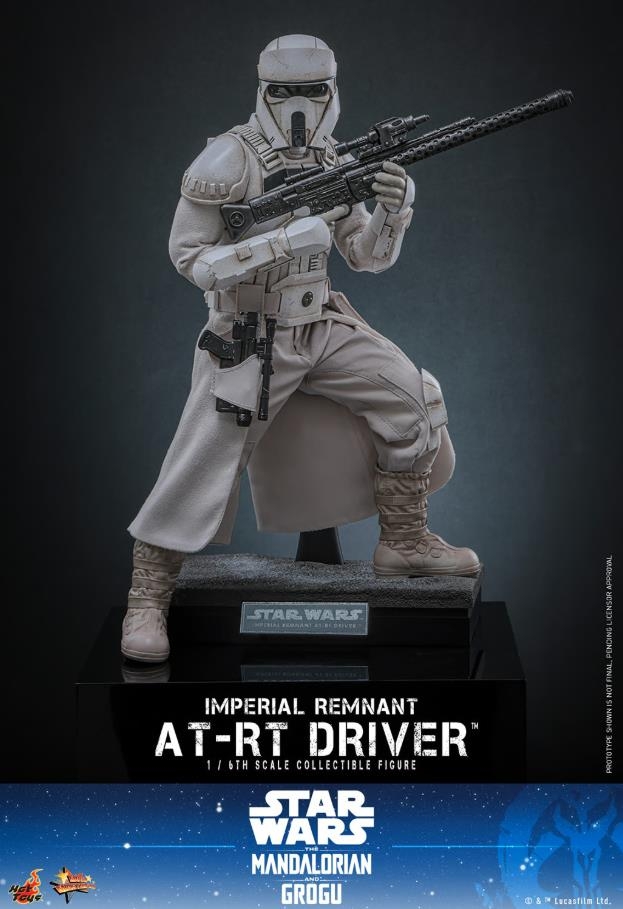 Imperial Remnant AT-RT driver par Hot Toys - MMS853 - figurine 1/6 Star Wars: The Mandalorian And Grogu de 30 cm