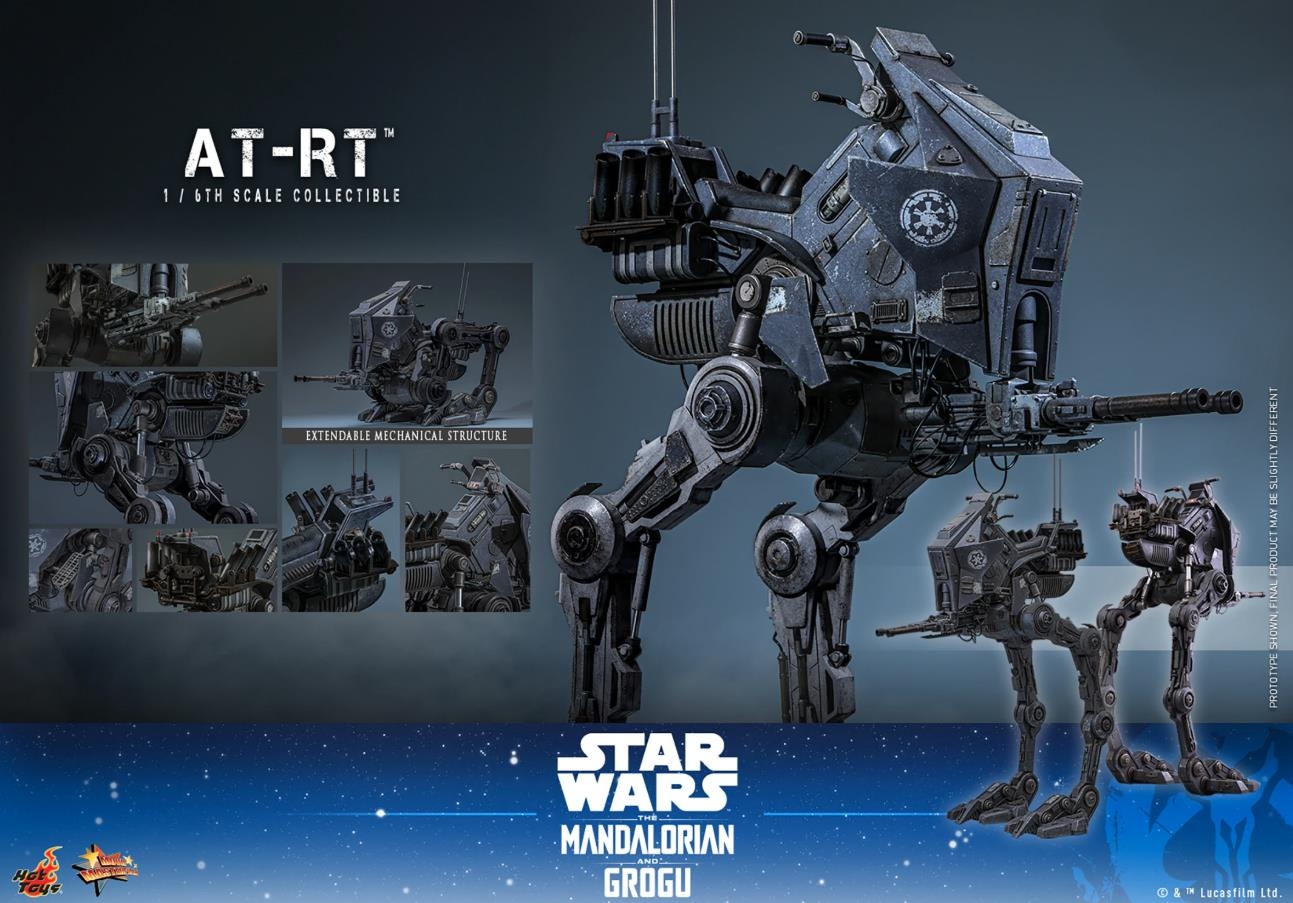 AT-RT par Hot Toys - MMS874 - véhicule 1/6 Star Wars: The Mandalorian And Grogu de 30 cm