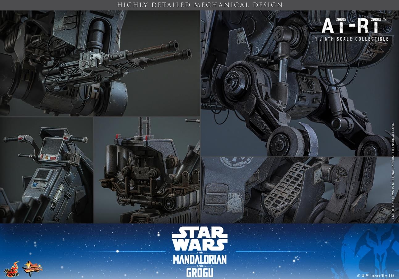 AT-RT par Hot Toys - MMS874 - véhicule 1/6 Star Wars: The Mandalorian And Grogu de 30 cm