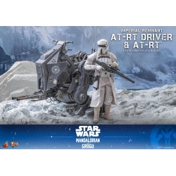 Imperial Remnant AT-RT driver and AT-RT by Hot Toys - MMS875 - The Mandalorian And Grogu 1/6 scale action figure