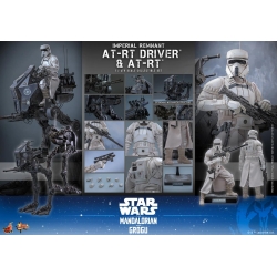 Imperial Remnant AT-RT driver and AT-RT by Hot Toys - MMS875 - The Mandalorian And Grogu 1/6 scale action figure