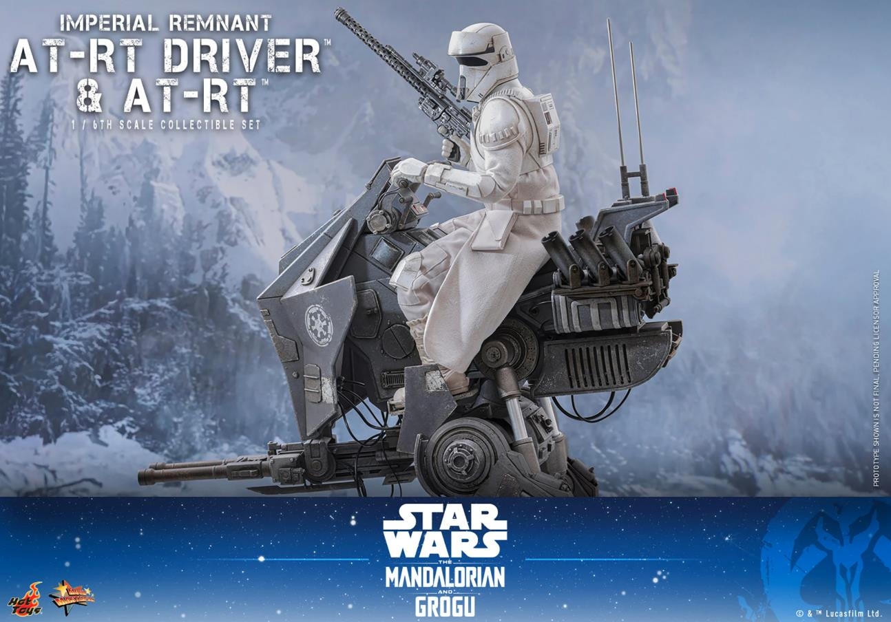 Imperial Remnant AT-RT driver and AT-RT van Hot Toys - MMS875 - The Mandalorian And Grogu 1/6 schaal actiefiguur