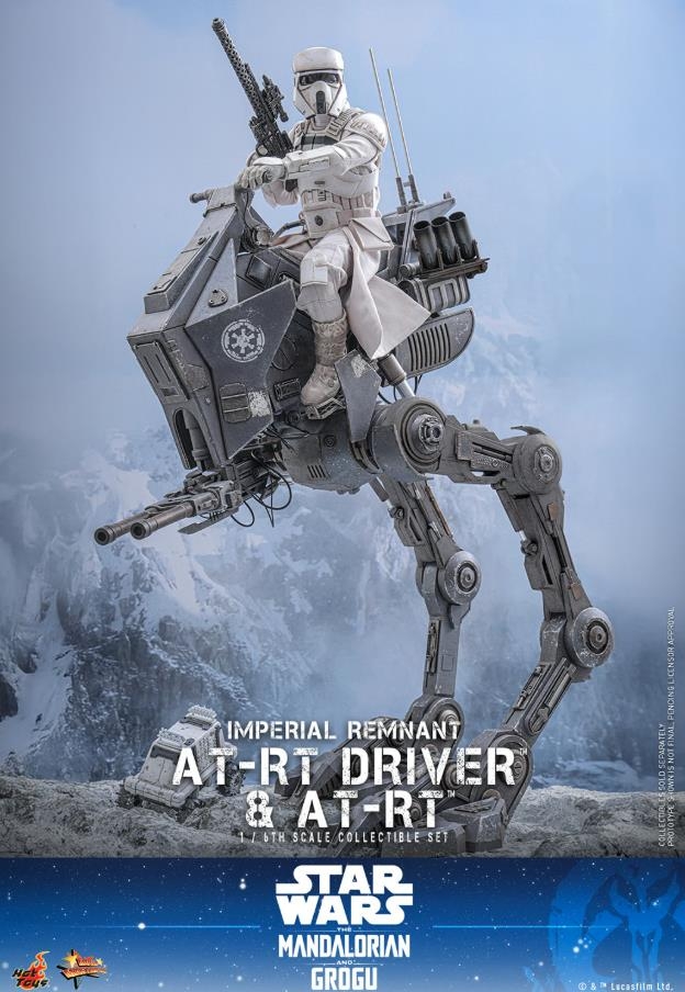 Imperial Remnant AT-RT driver and AT-RT par Hot Toys - MMS875 - figurine 1/6 Star Wars: The Mandalorian And Grogu
