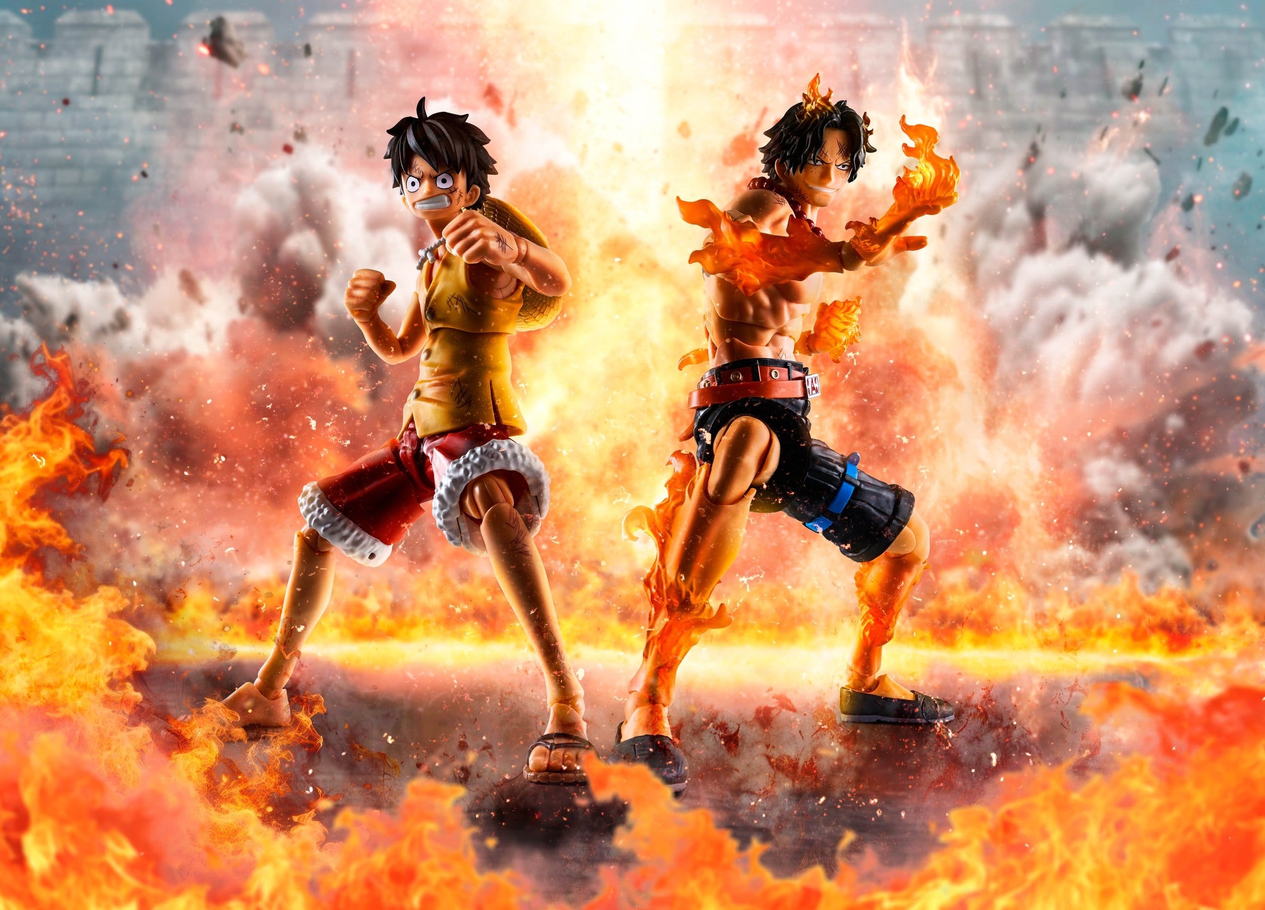 Portgas D Ace (Marineford) SH Figuarts par Bandai Tamashii Nations - figurine One Piece de 16 cm