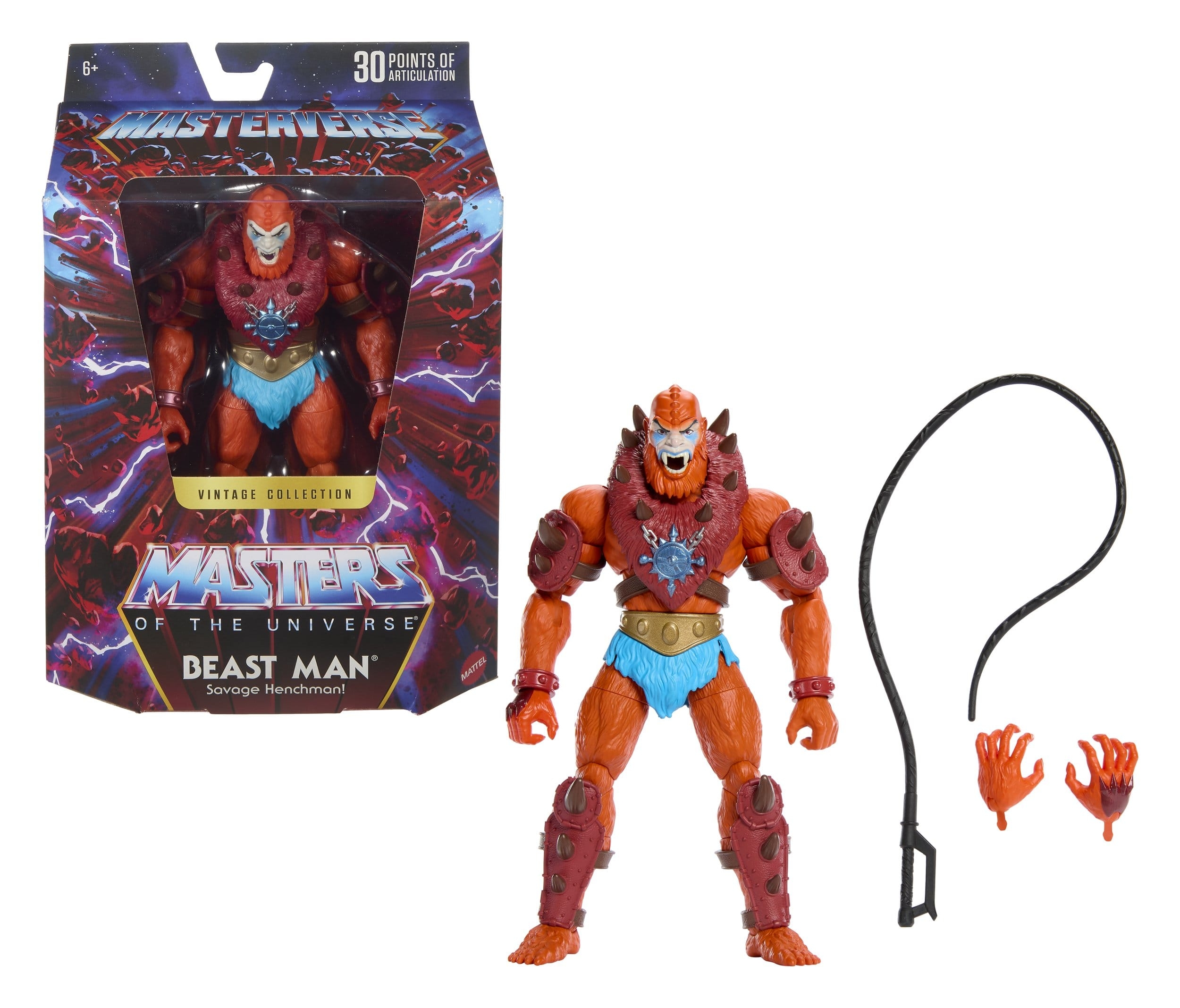 Beast Man Masterverse Vintage Collection MOTU von Mattel - Masters Of The Universe 18 cm Actionfigur
