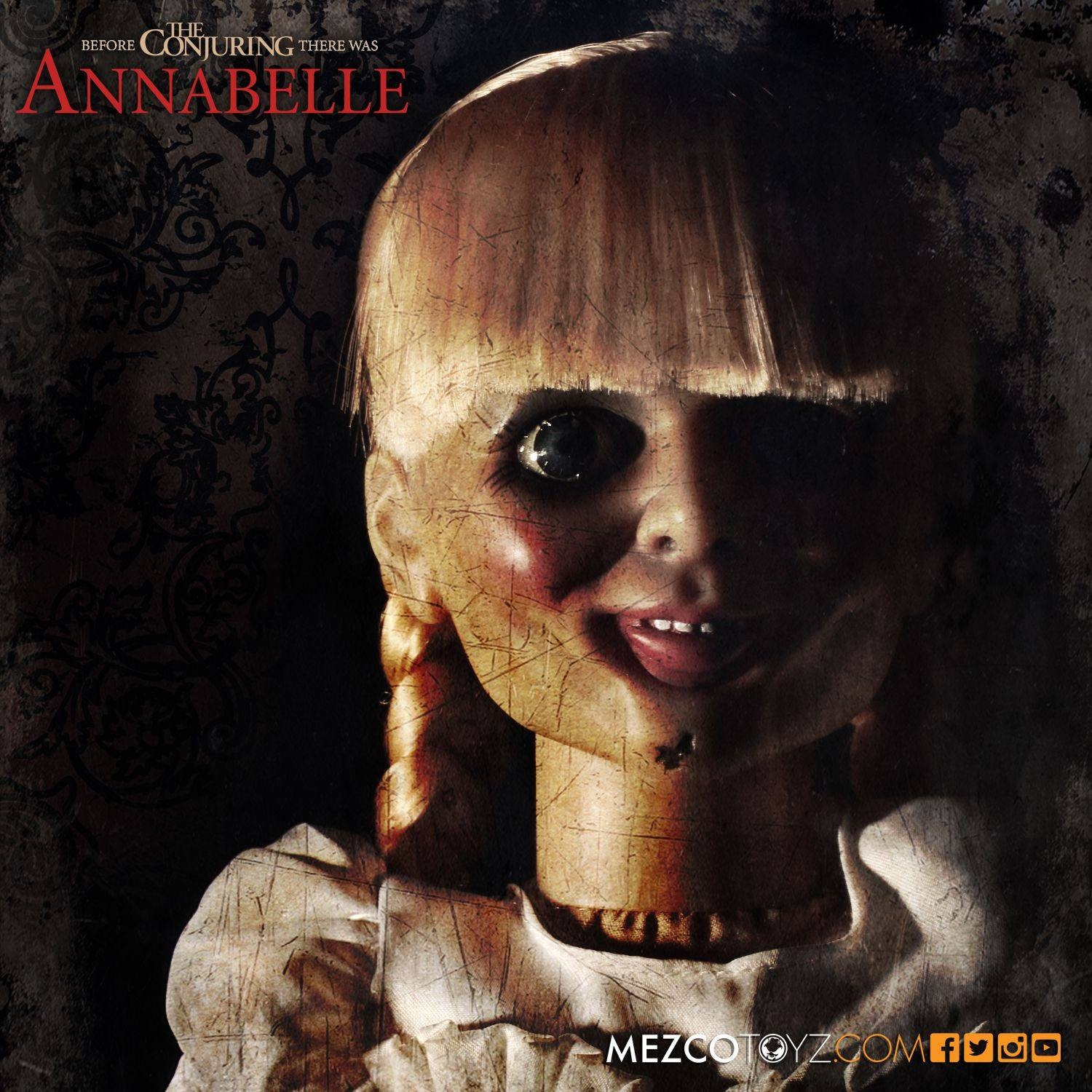 Annabelle Prop Replica Reprint by Mezco - The Conjuring 1/1 scale action figure