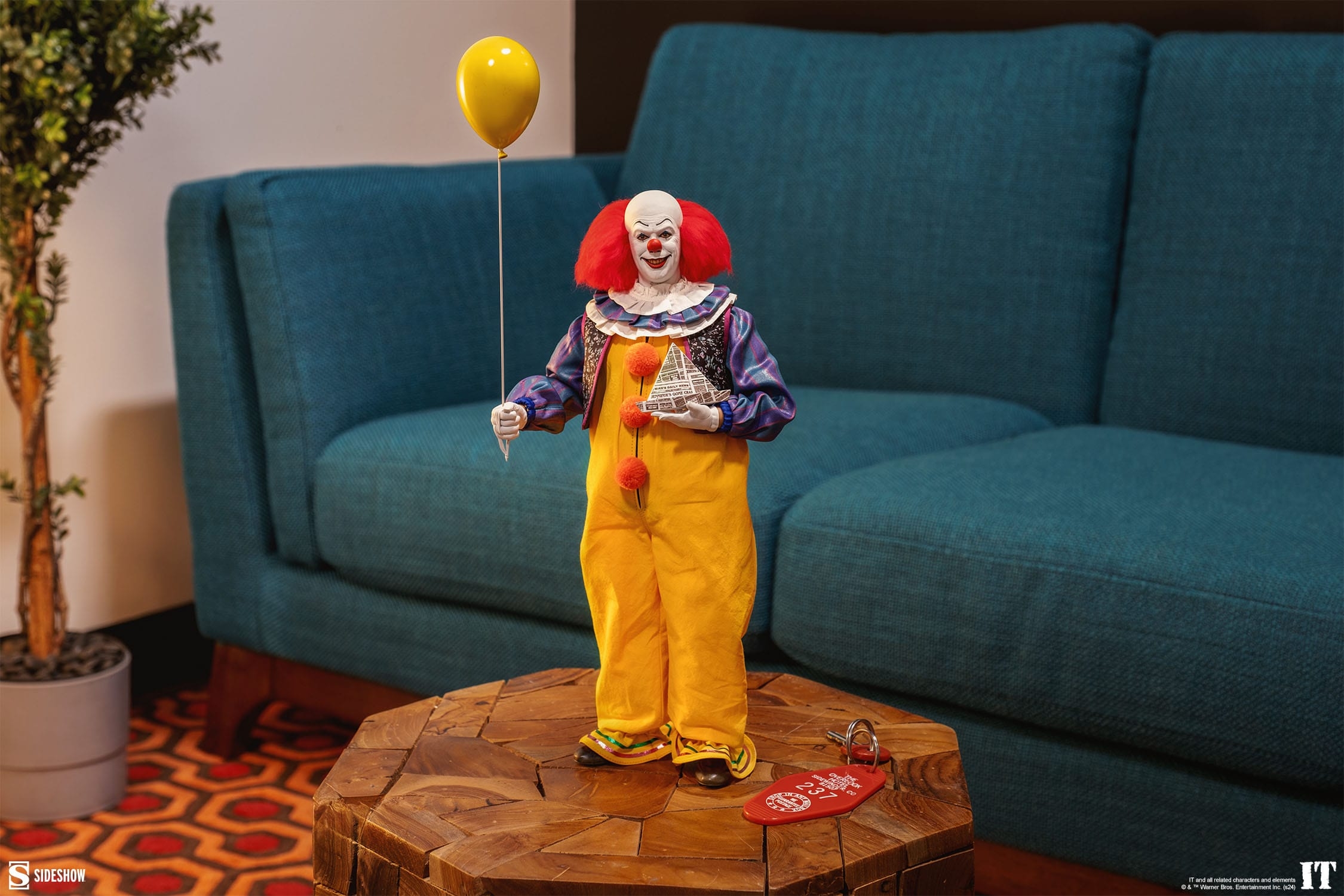 Pennywise Sixth Scale di Sideshow Collectibles - It (1990) in scala 1/6 action figure