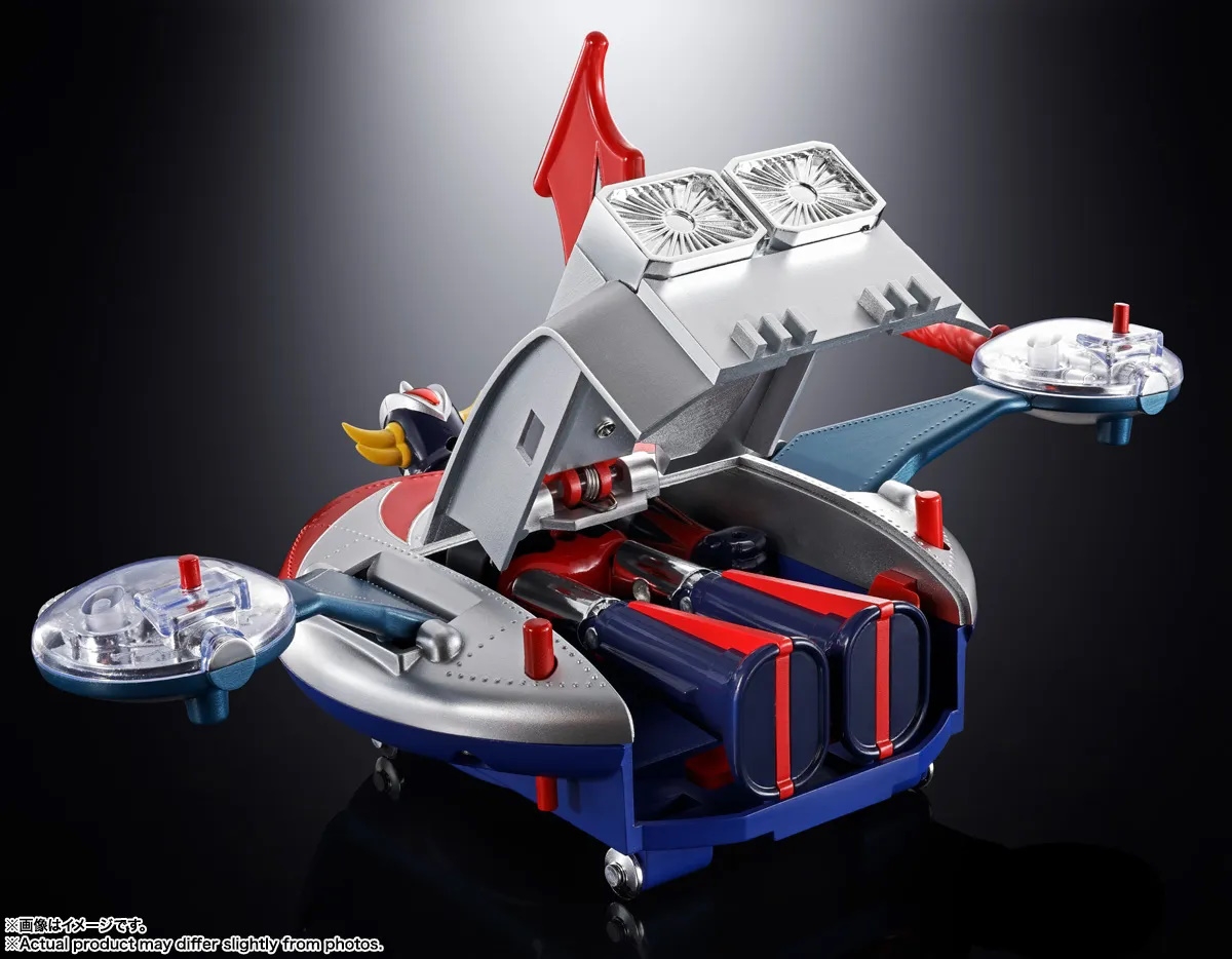Grendizer and Spazer (Deluxe) Popy Chogokin von Bandai Tamashii Nations - Grendizer 14 cm Actionfigur