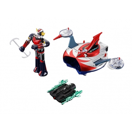 Grendizer and Spazer (Deluxe) Popy Chogokin by Bandai Tamashii Nations - Grendizer 14 cm action figure