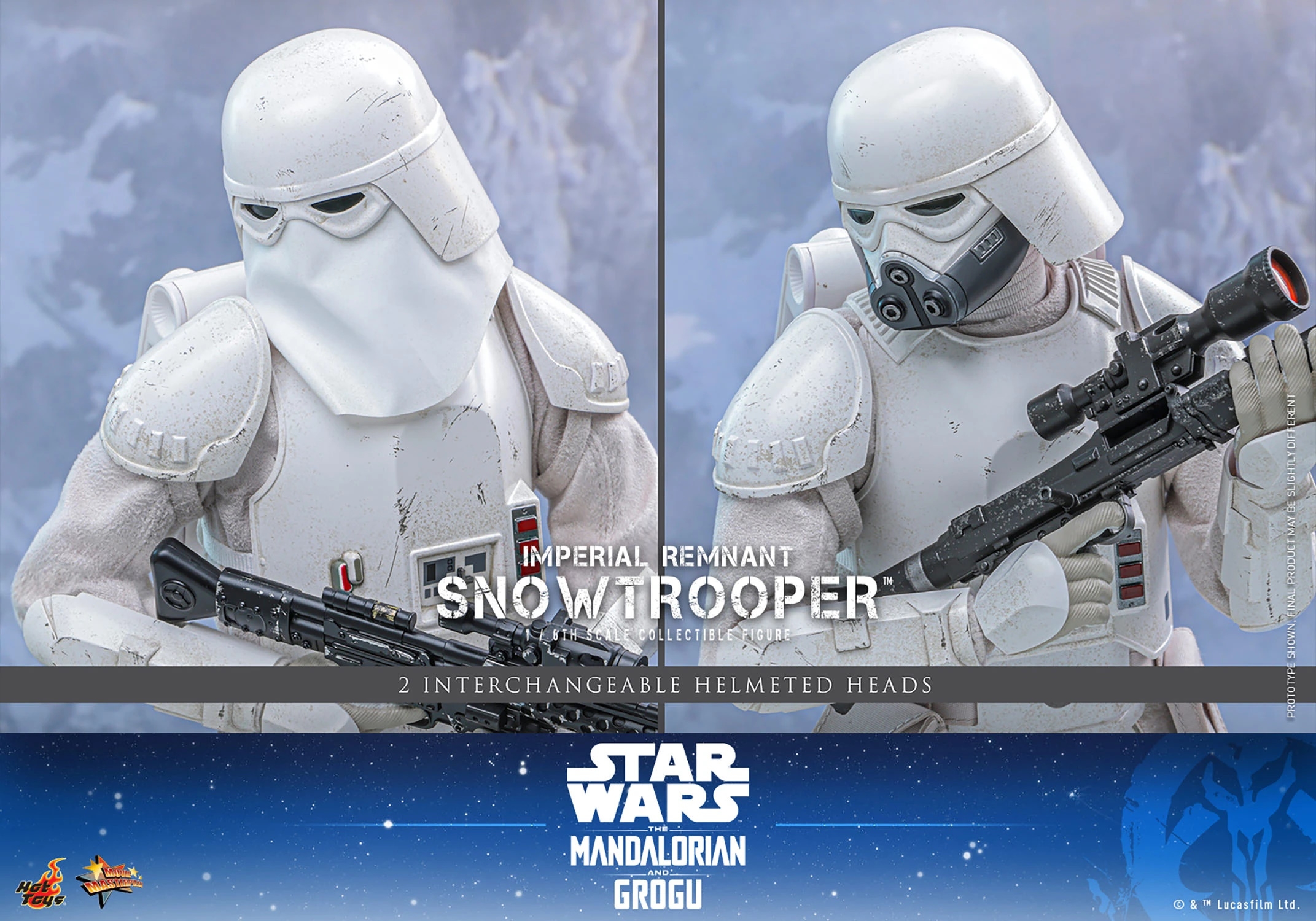 Imperial Remnant Snowtrooper by Hot Toys - MMS838 - Star Wars: The Mandalorian and Grogu 1/6 scale action figure