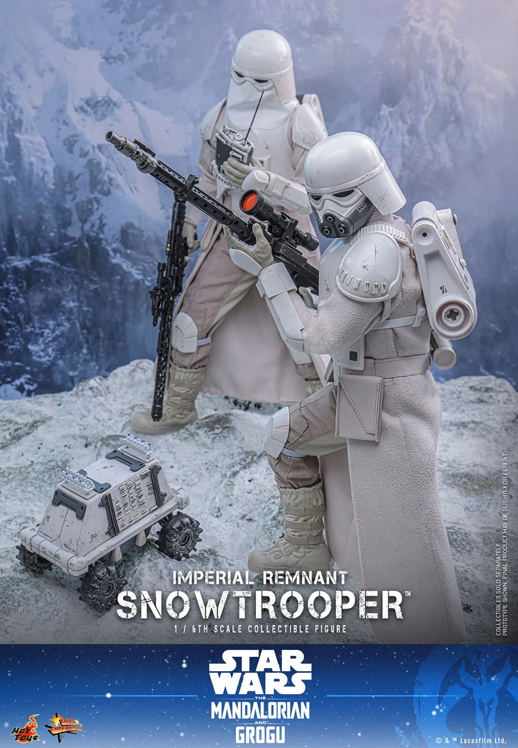 Imperial Remnant Snowtrooper par Hot Toys - MMS838 - figurine 1/6 Star Wars: The Mandalorian and Grogu de 30 cm