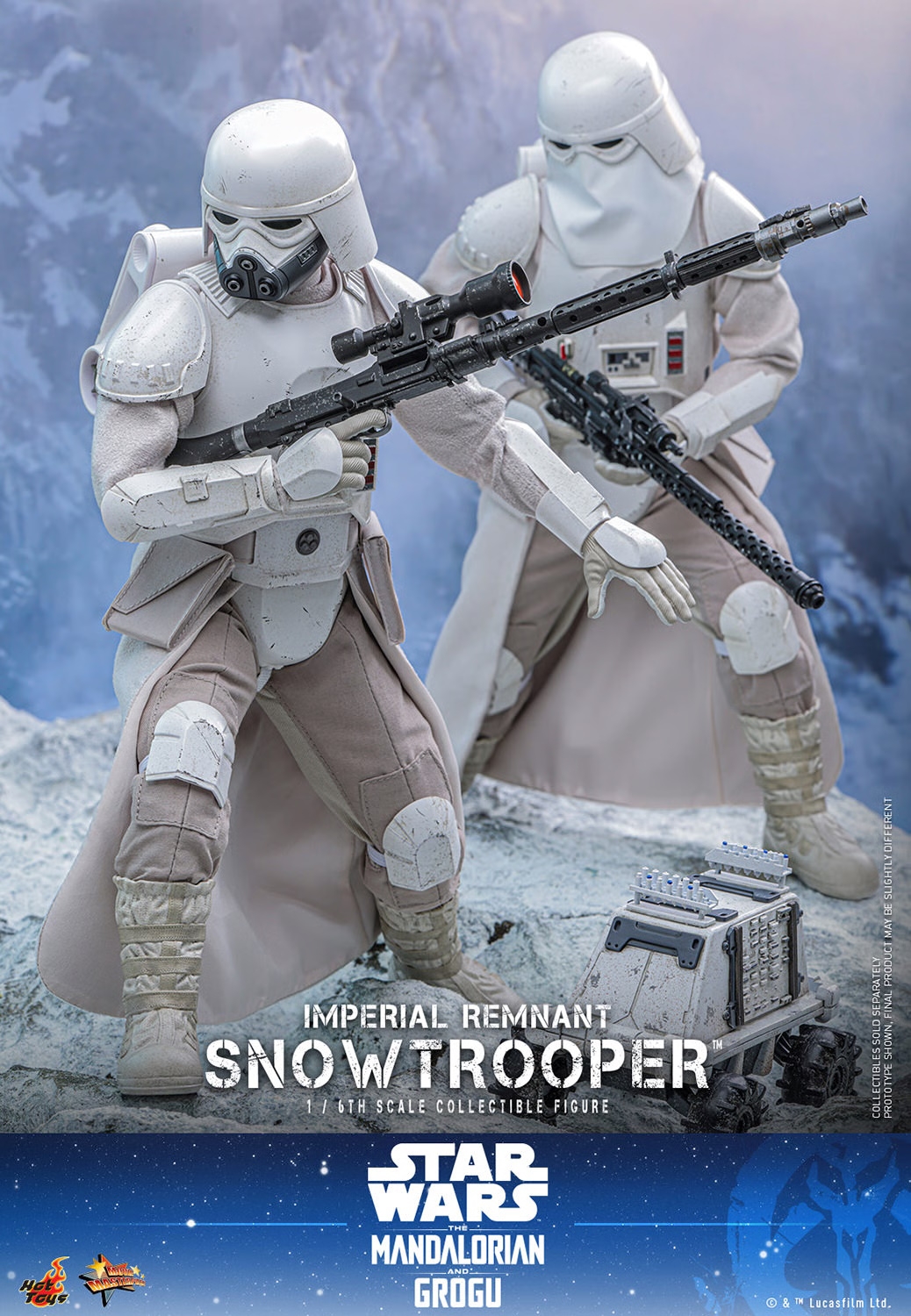 Imperial Remnant Snowtrooper van Hot Toys - MMS838 - Star Wars: The Mandalorian and Grogu 1/6 schaal actiefiguur
