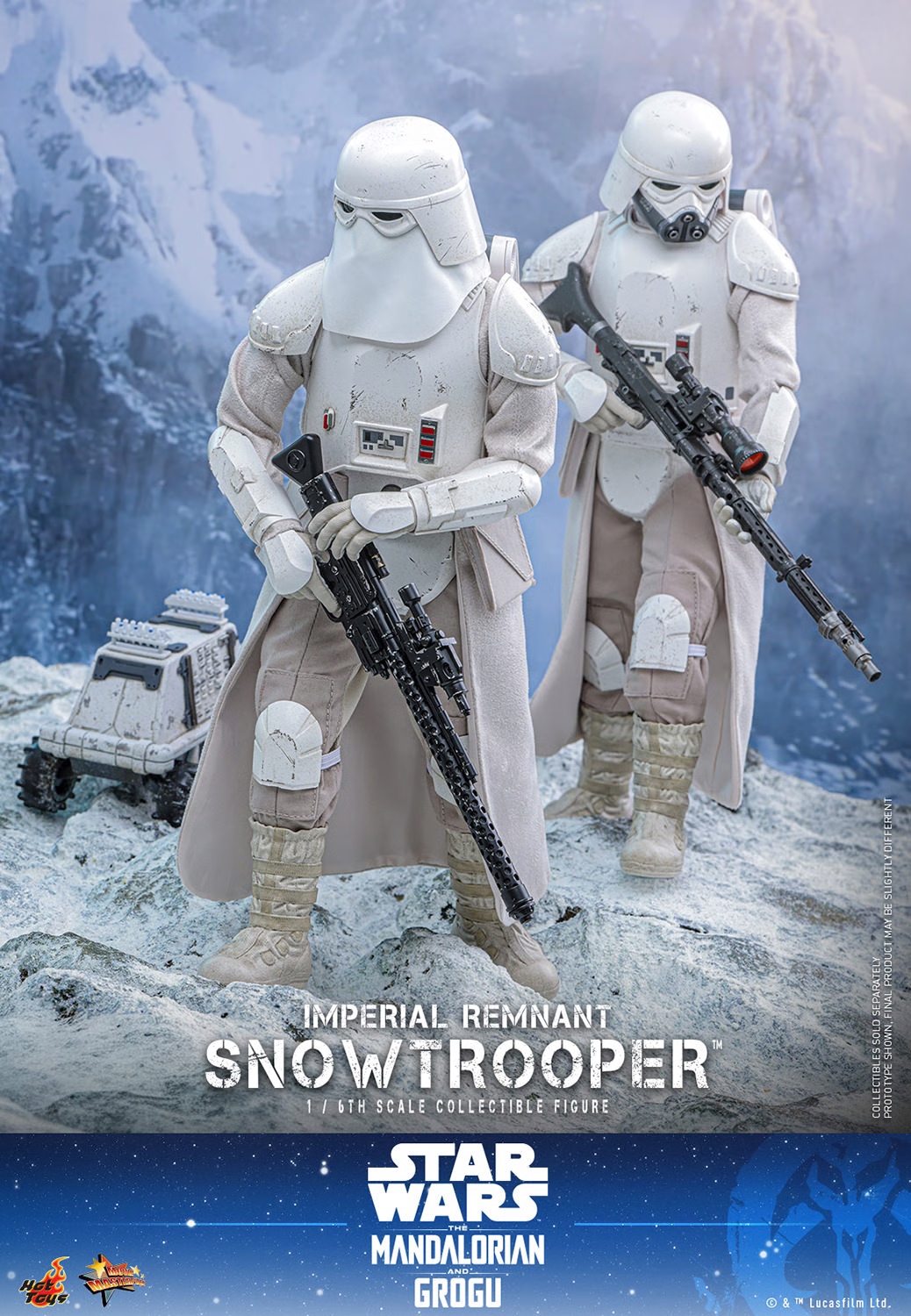 Imperial Remnant Snowtrooper van Hot Toys - MMS838 - Star Wars: The Mandalorian and Grogu 1/6 schaal actiefiguur