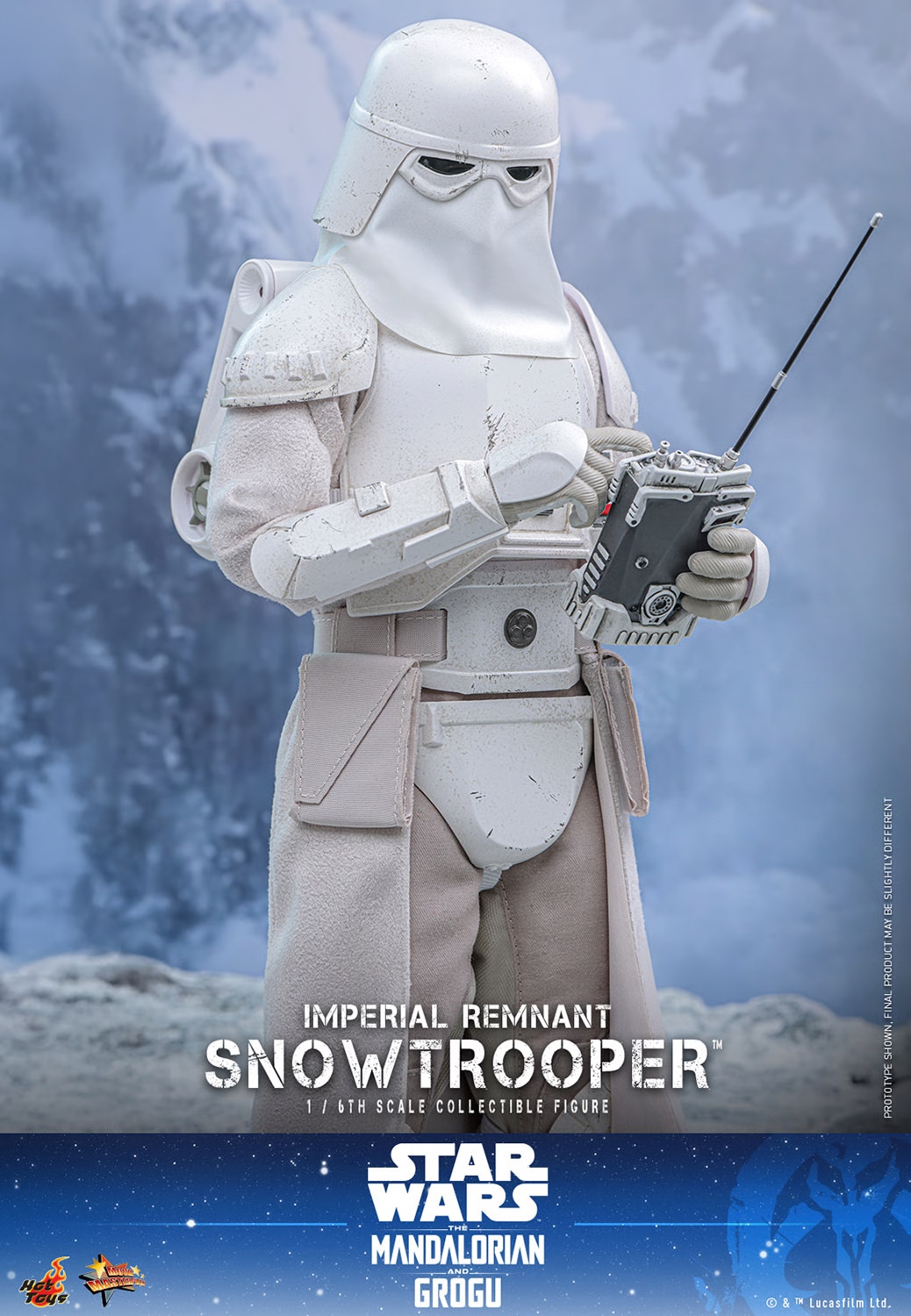 Imperial Remnant Snowtrooper von Hot Toys - MMS838 - Star Wars: The Mandalorian and Grogu 1/6 Maßstab Actionfigur