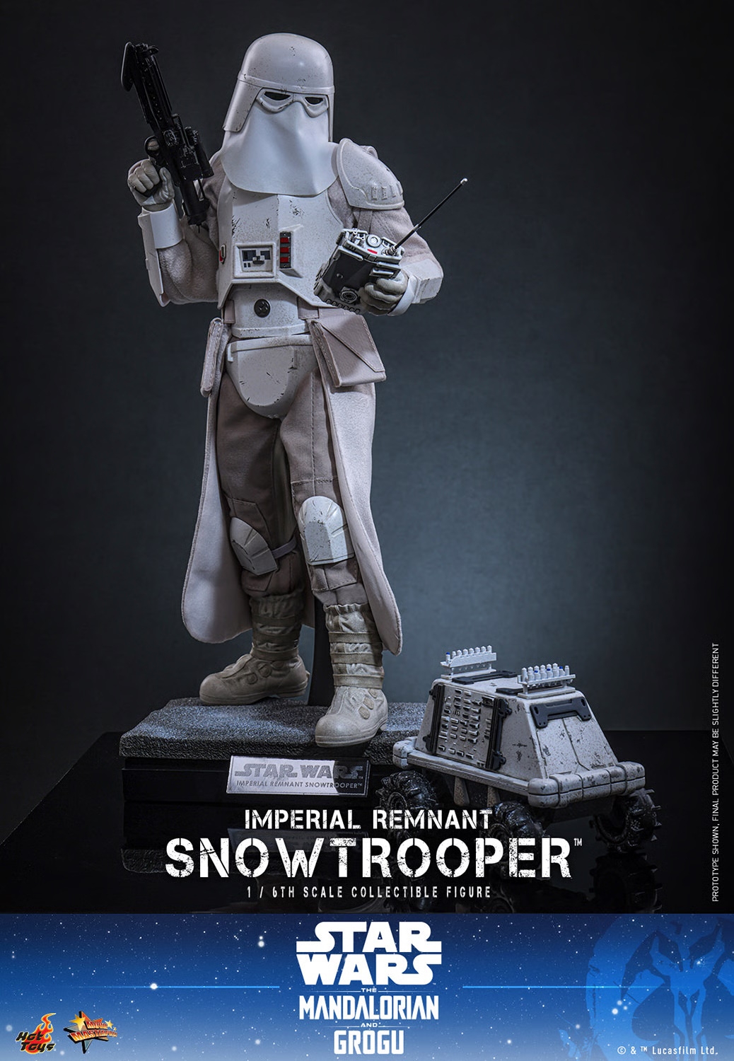 Imperial Remnant Snowtrooper van Hot Toys - MMS838 - Star Wars: The Mandalorian and Grogu 1/6 schaal actiefiguur