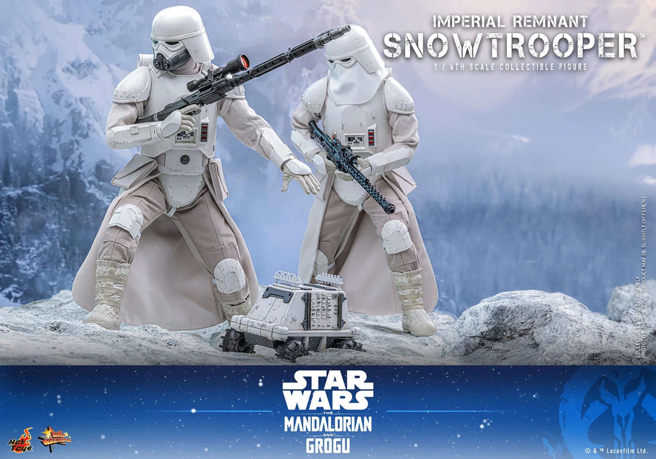 Imperial Remnant Snowtrooper van Hot Toys - MMS838 - Star Wars: The Mandalorian and Grogu 1/6 schaal actiefiguur