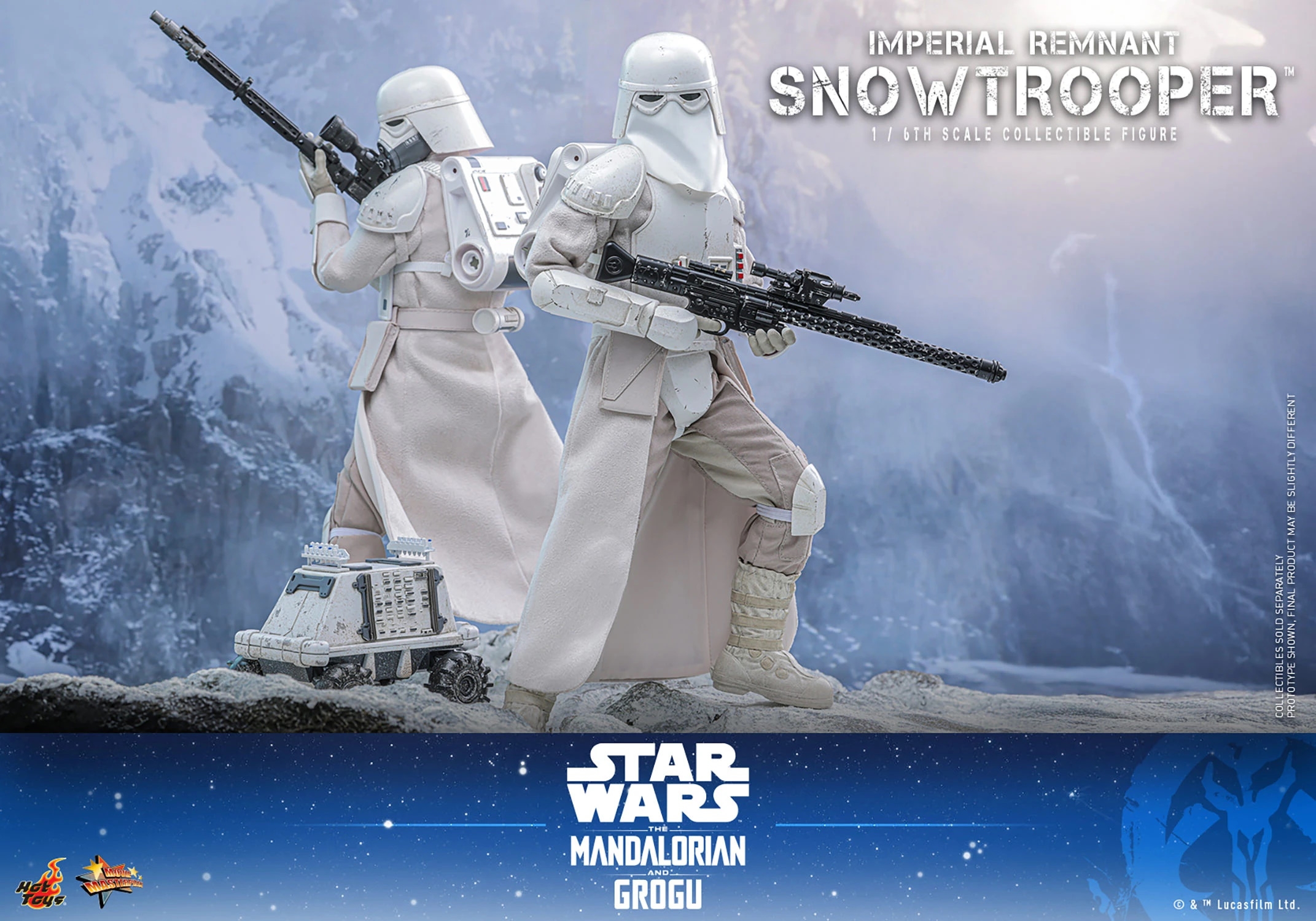 Imperial Remnant Snowtrooper van Hot Toys - MMS838 - Star Wars: The Mandalorian and Grogu 1/6 schaal actiefiguur
