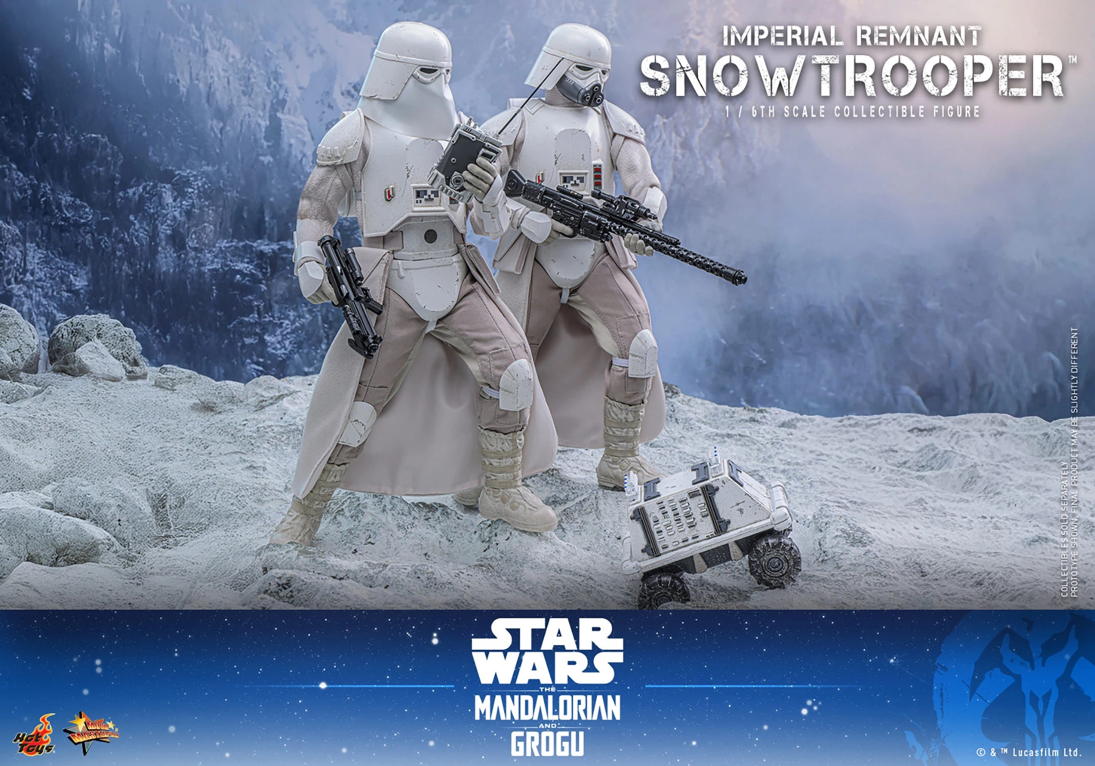 Imperial Remnant Snowtrooper van Hot Toys - MMS838 - Star Wars: The Mandalorian and Grogu 1/6 schaal actiefiguur