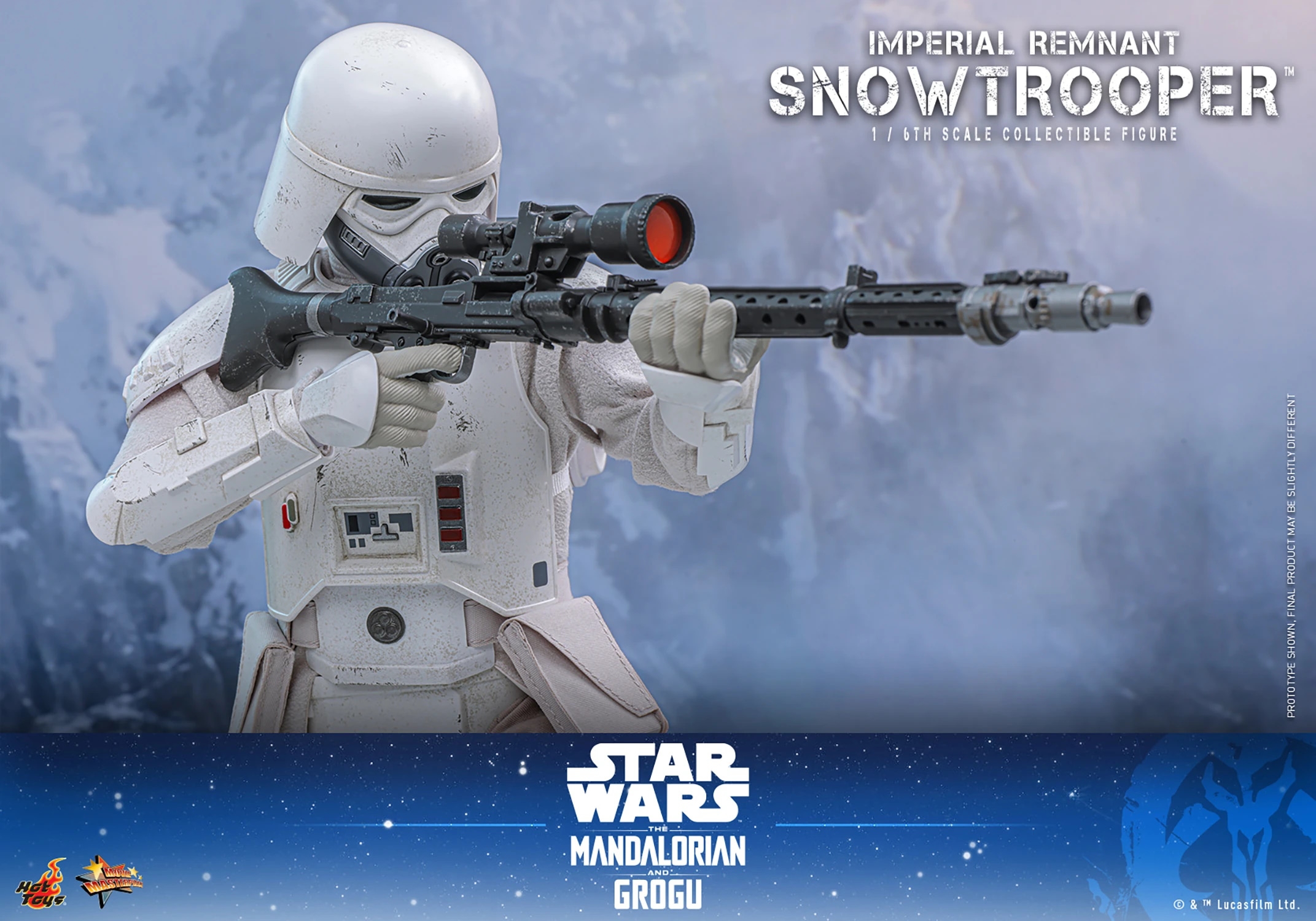 Imperial Remnant Snowtrooper van Hot Toys - MMS838 - Star Wars: The Mandalorian and Grogu 1/6 schaal actiefiguur