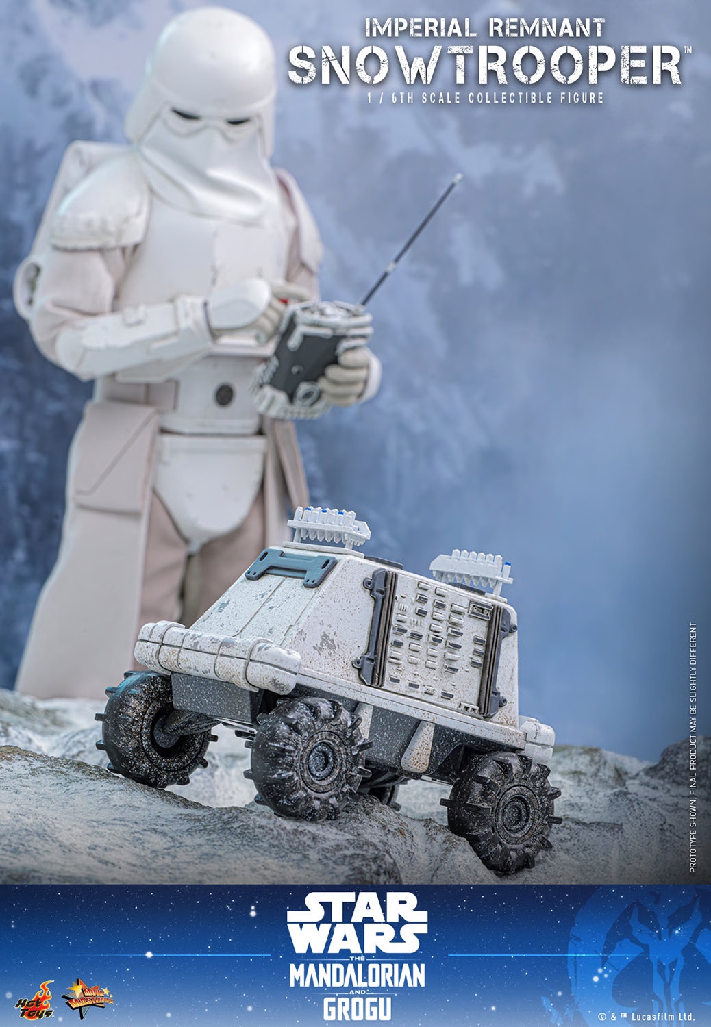 Imperial Remnant Snowtrooper van Hot Toys - MMS838 - Star Wars: The Mandalorian and Grogu 1/6 schaal actiefiguur
