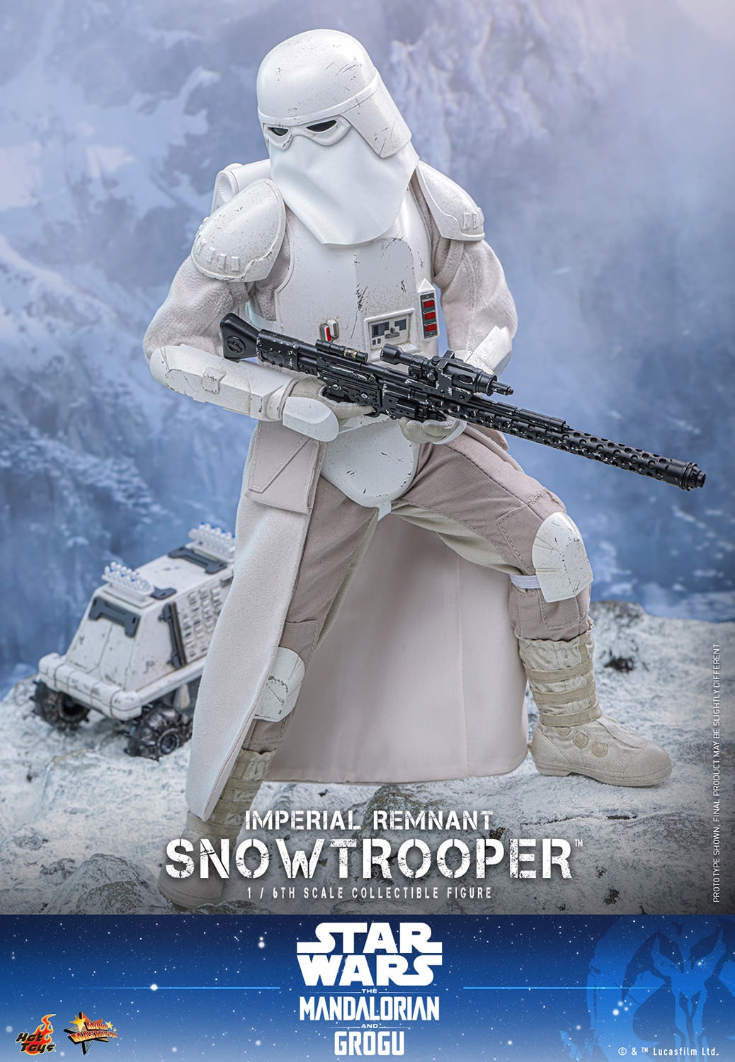 Imperial Remnant Snowtrooper von Hot Toys - MMS838 - Star Wars: The Mandalorian and Grogu 1/6 Maßstab Actionfigur