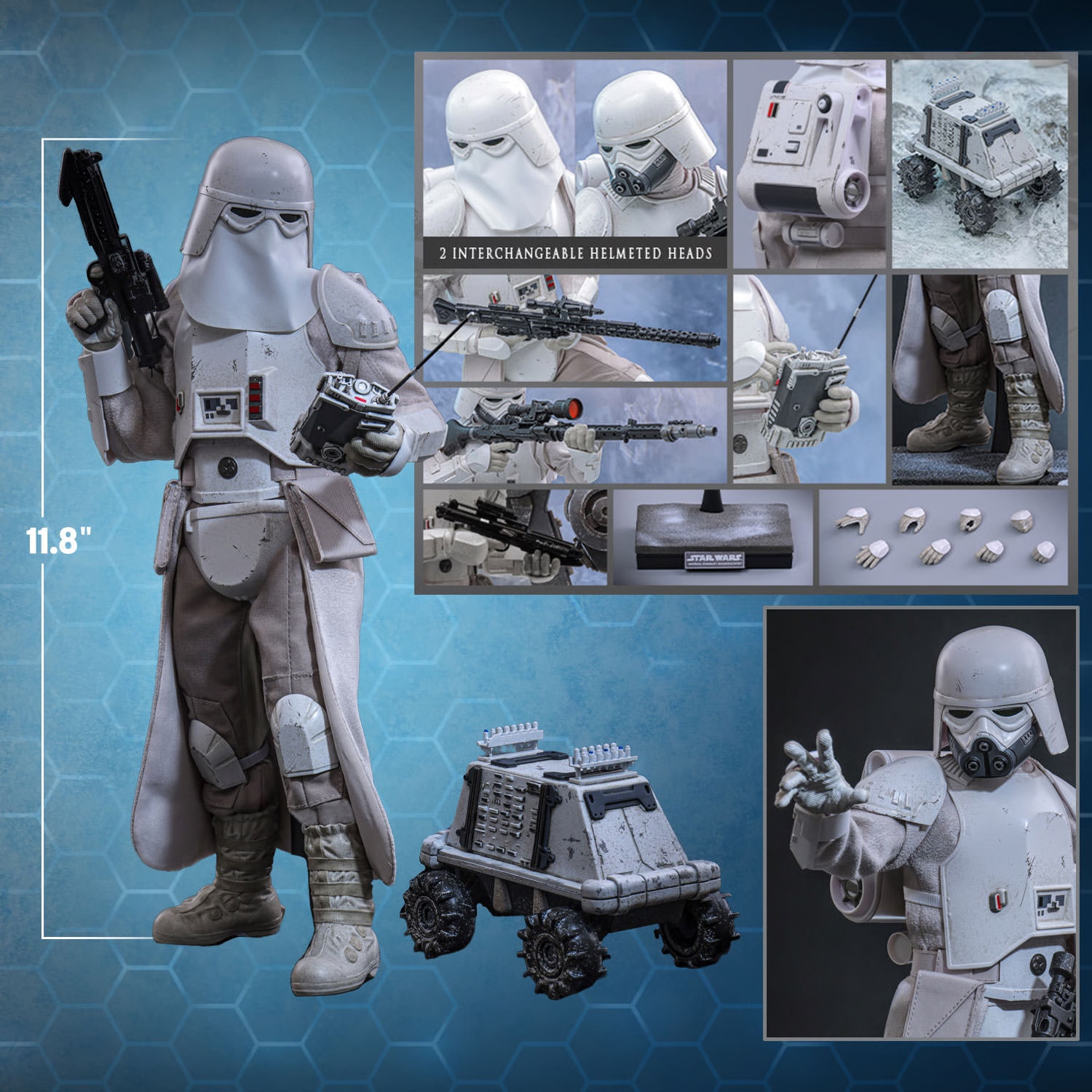 Imperial Remnant Snowtrooper by Hot Toys - MMS838 - Star Wars: The Mandalorian and Grogu 1/6 scale action figure