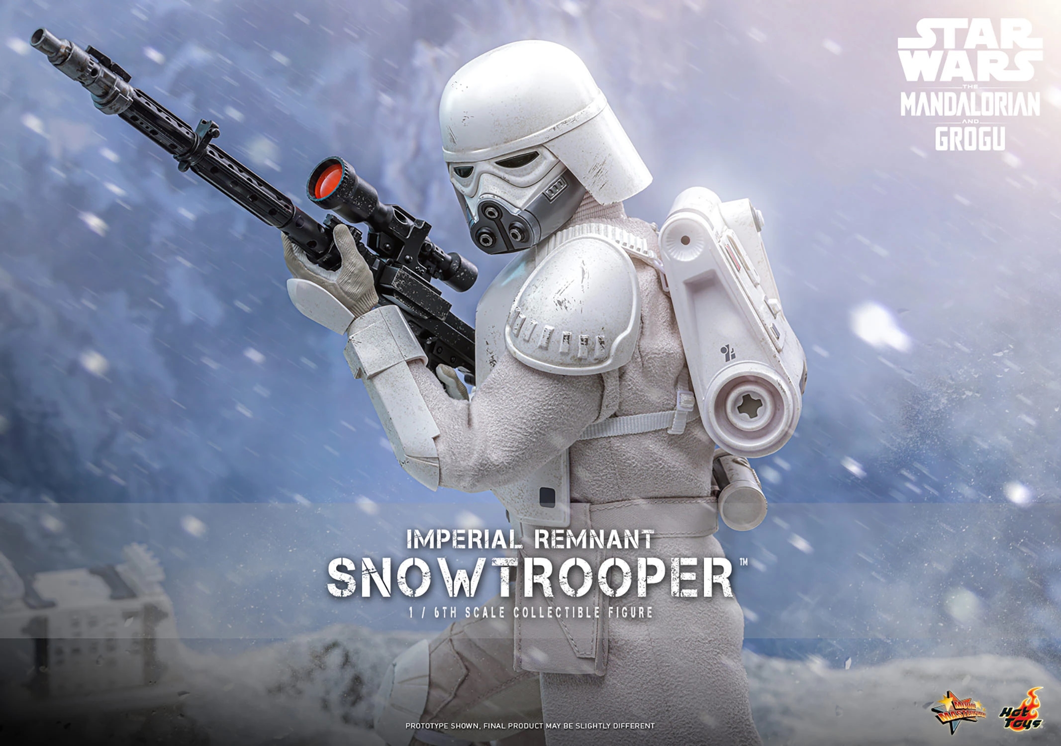 Imperial Remnant Snowtrooper von Hot Toys - MMS838 - Star Wars: The Mandalorian and Grogu 1/6 Maßstab Actionfigur