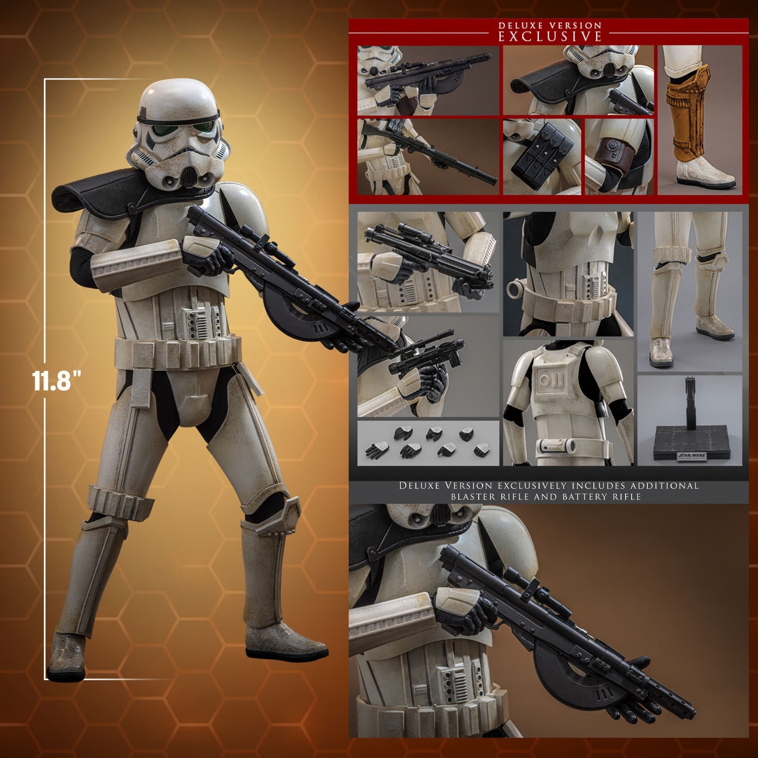 Imperial Remnant Stormtrooper Hot Toys Deluxe version - MMS837 - Star Wars: The Mandalorian and Grogu 1/6 Maßstab Actionfigur